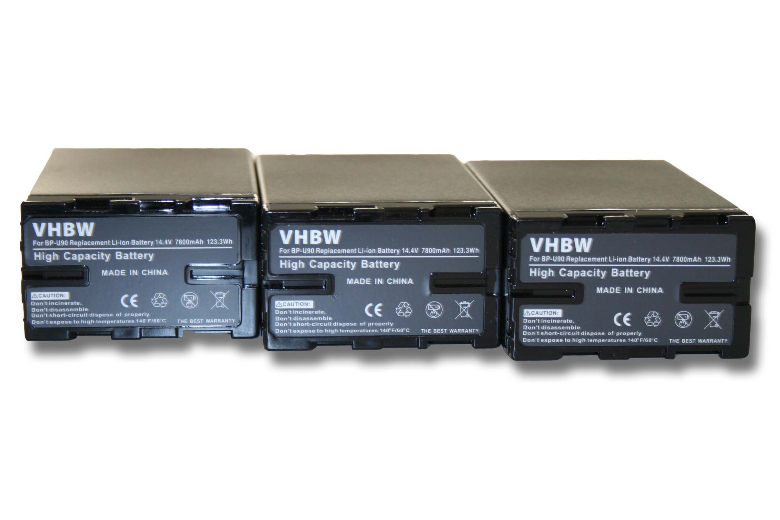 vhbw kompatibel mit Sony PXW-FS7, PXW-FS7M2 Kamera-Akku Li-Ion 7800 mAh (14,8 V)