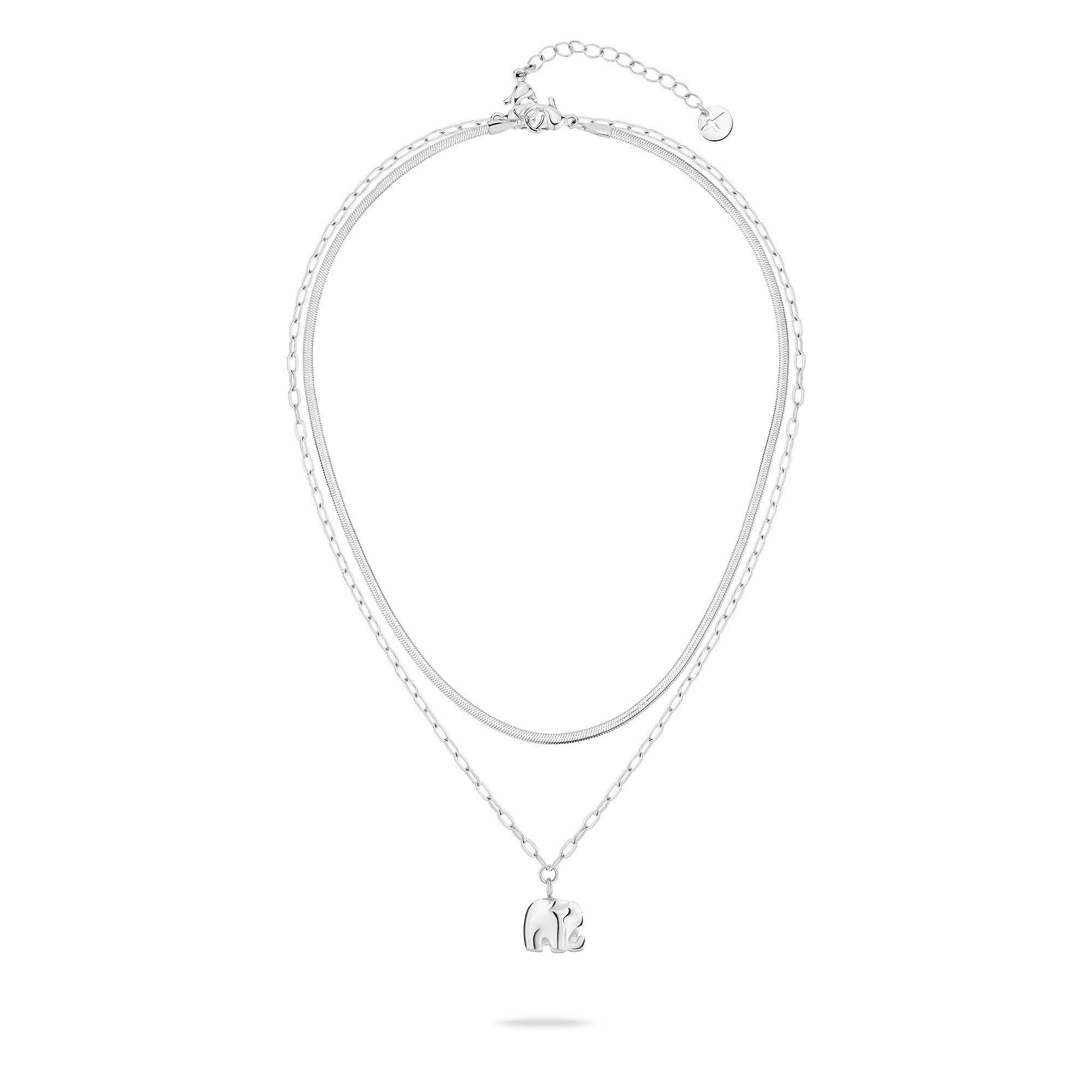 Tamaris Ketten-Set Schmuck Geschenk Edelstahl Halskette Little Elephant (Set, 3-tlg)