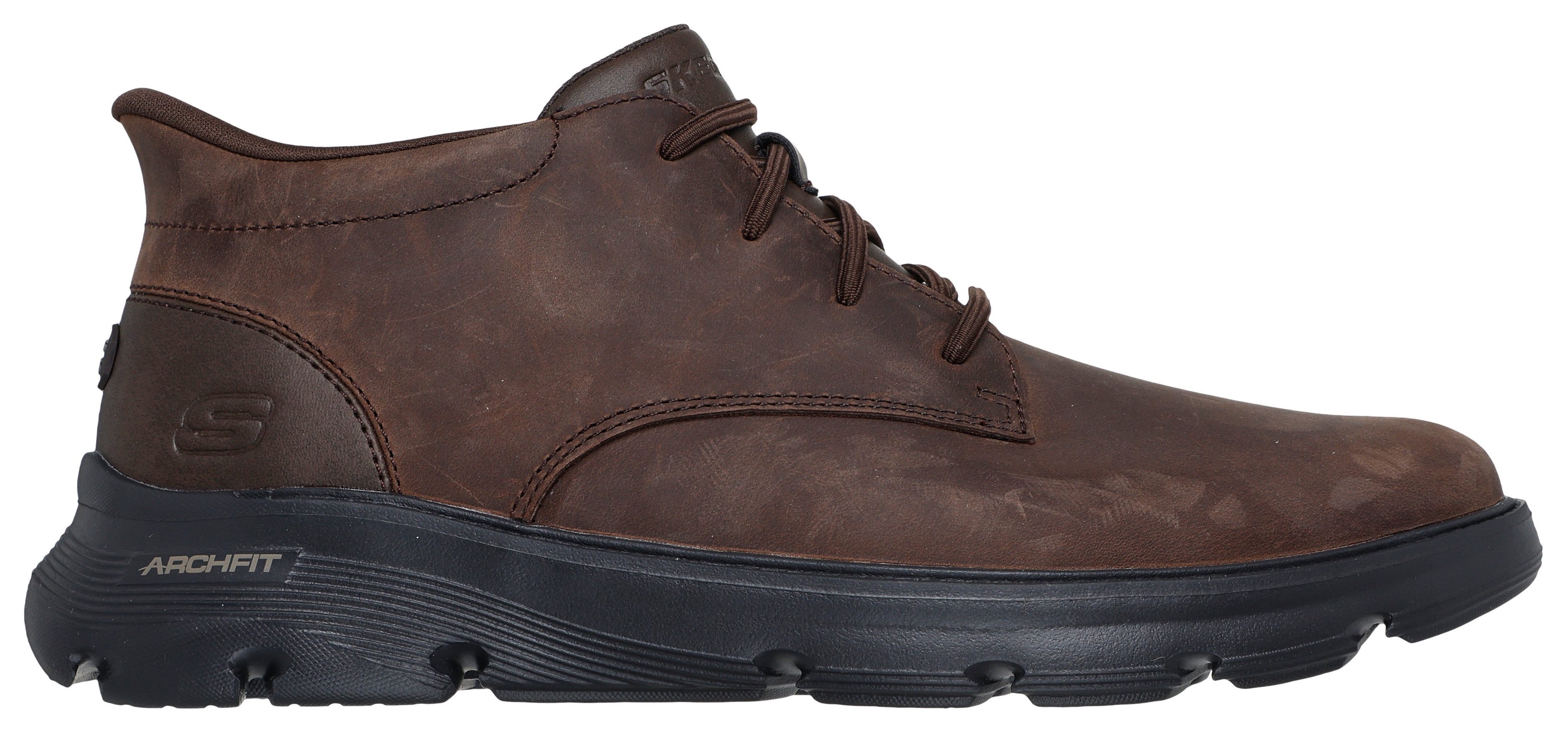 Skechers ARCH FIT GARZA Schnürboots Freizeitschuh, Trekkingschuh mit Slip-ins – Bild 4 von 5