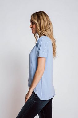 Zhrill Longshirt T-Shirt ZHRAHEL Blau (0-tlg)