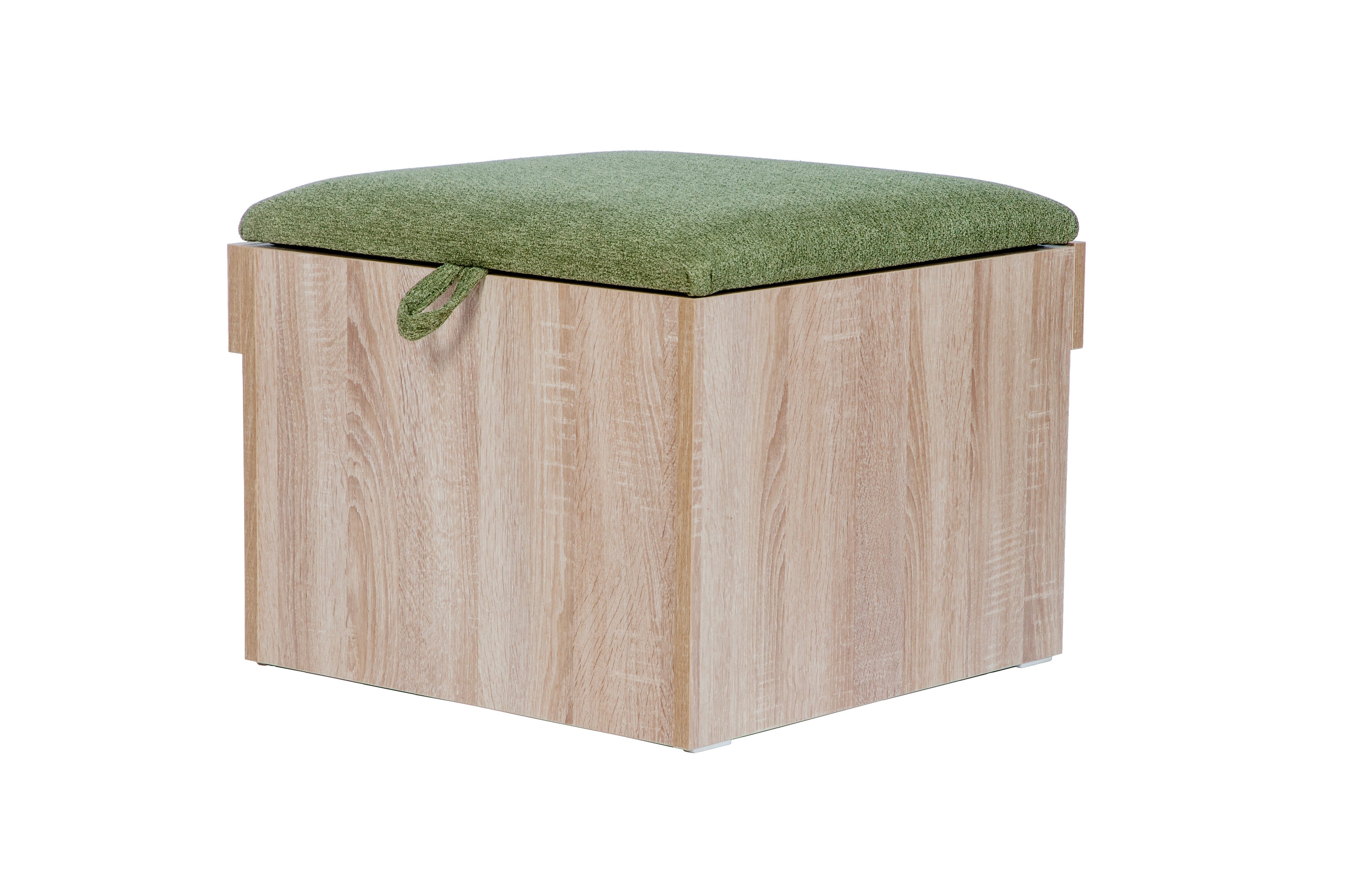 kundler home Sitzbank mit Truhe quadratisch, L57cm, ideal als Eckteil zur Truhenbank