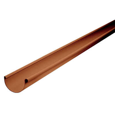 INEFA Dachrinne Dachrinne halbrund 200cm PVC, NW 125. 1 Stück, Kunststoff, Rinne für Dach, Kunststoffrinne - für Gartenhaus