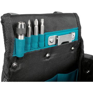 Makita Werkzeugtasche E-15182 Schrauberholster mit Handgriff Werkzeugtasche schwarz/blau