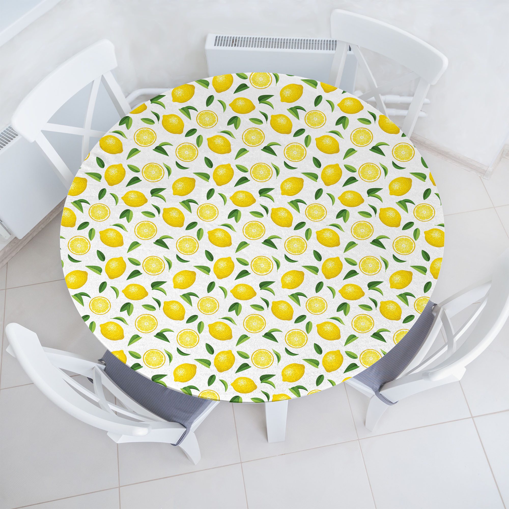 Tischdecke Rundum-elastische Stofftischdecke