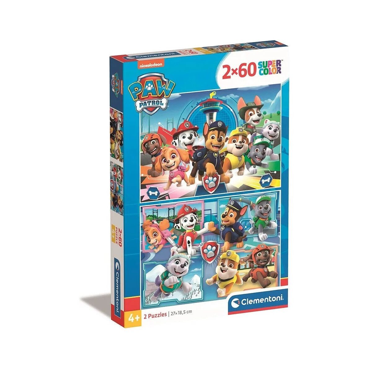 Clementoni® Lernspielzeug Paw Patrol High Five 2x60-teilige Puzzle Clementoni