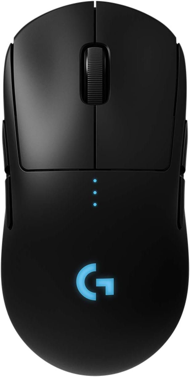 Logitech G PRO Wireless RGB-Beleuchtung Lightspeed Gaming-Maus (Funk, 25000 dpi, Akku bis zu 60 Std., Ultraleicht, Kabellose Maus)