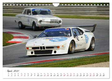 CALVENDO Wandkalender BMW M1 Procar (Wandkalender 2025 DIN A4 quer), CALVENDO Monatskalender
