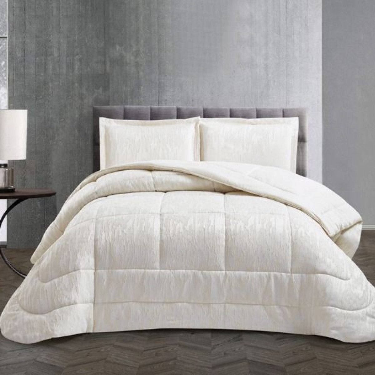 alesvelt Tagesdecke Set Olcay Überwurf Decke 3-Teilig 260 x 240 cm, 2-Personen