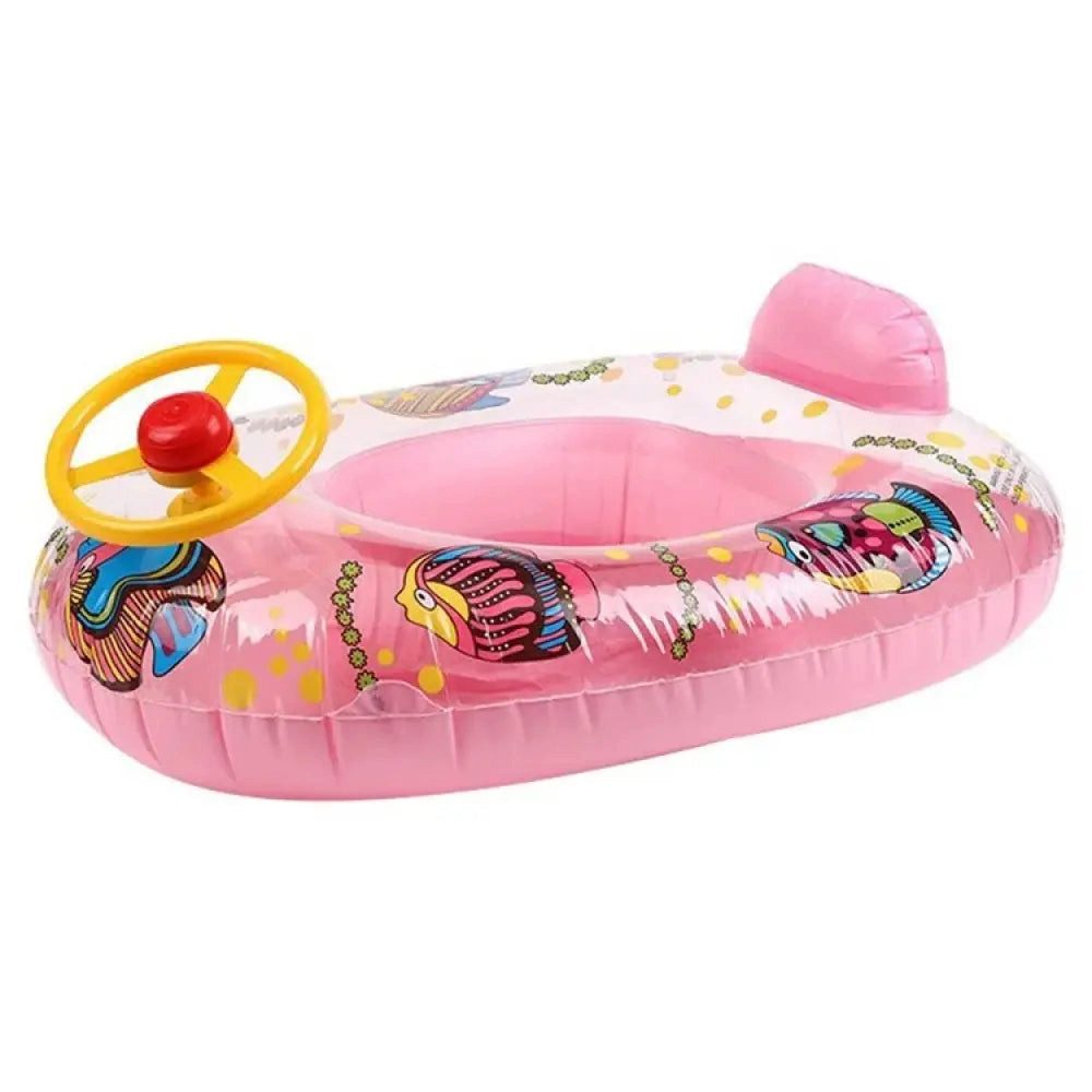 Sport-Knight® Schwimmring Aufblasbarer Schwimmring für Babys & Kleinkinder, mit Lenkrad & Hupe