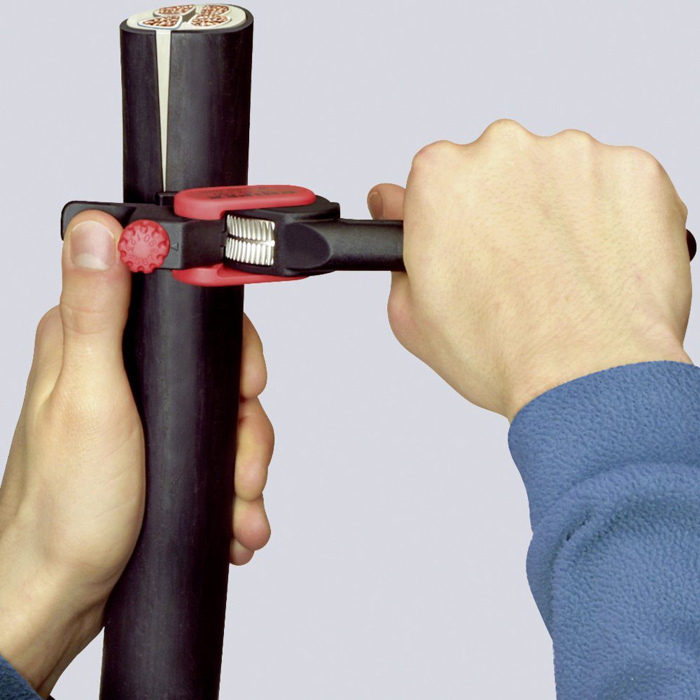 Knipex Kabelmesser Knipex 16 40 150 Außenmantelschneider Geeignet für Rundkabel 25 mm