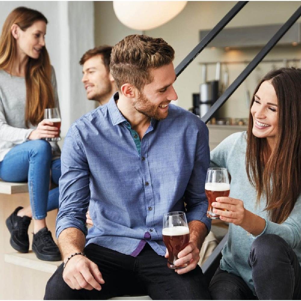 LEONARDO Bierglas Leonardo Biergläser Taverna (Groß) (4-teilig)