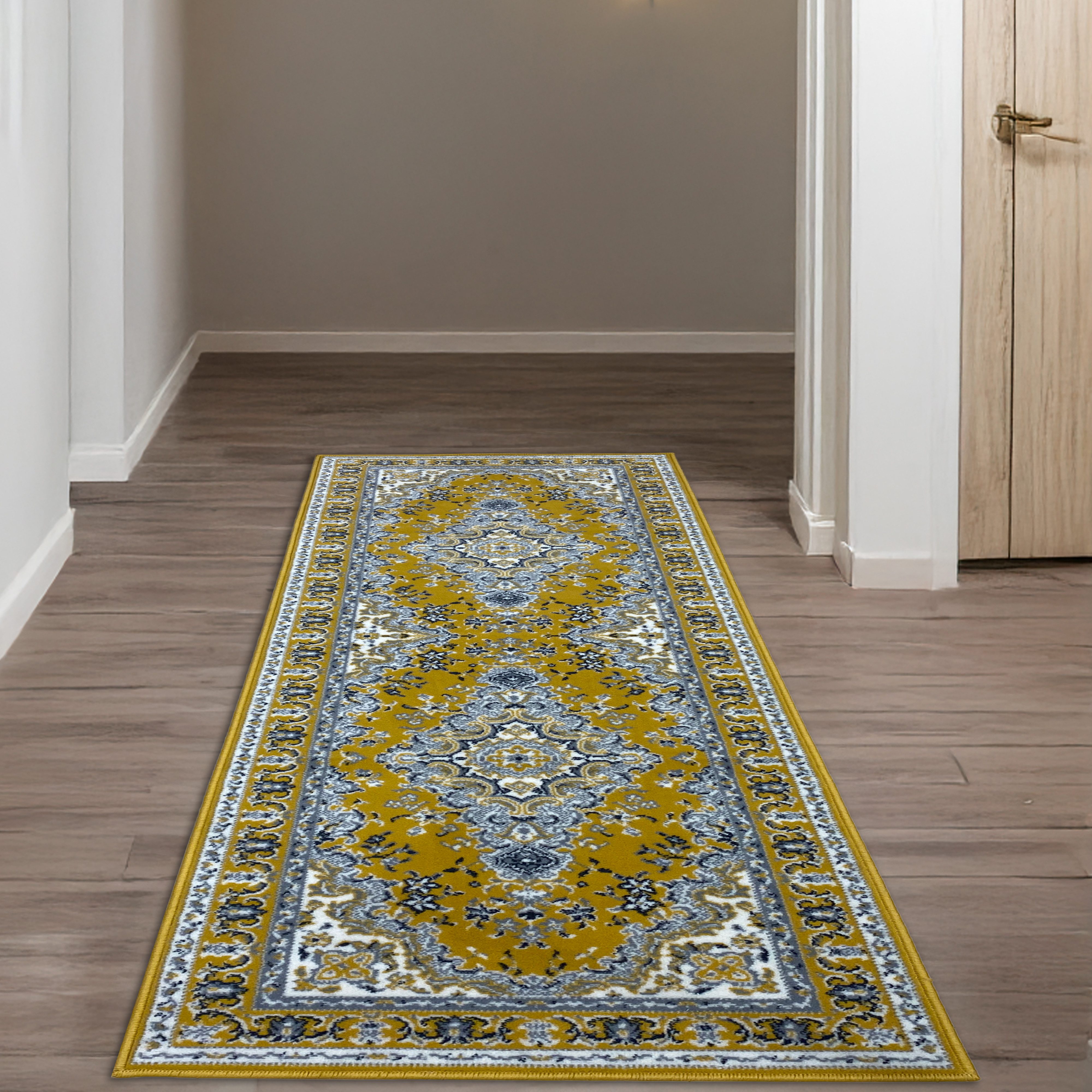 OTTO home Teppich Oriental, Made in Belgium, rechteckig, Höhe: 7 mm, Orient-Optik, mit Bordüre, Teppich, Kurzflor, Weich, Kundenliebling