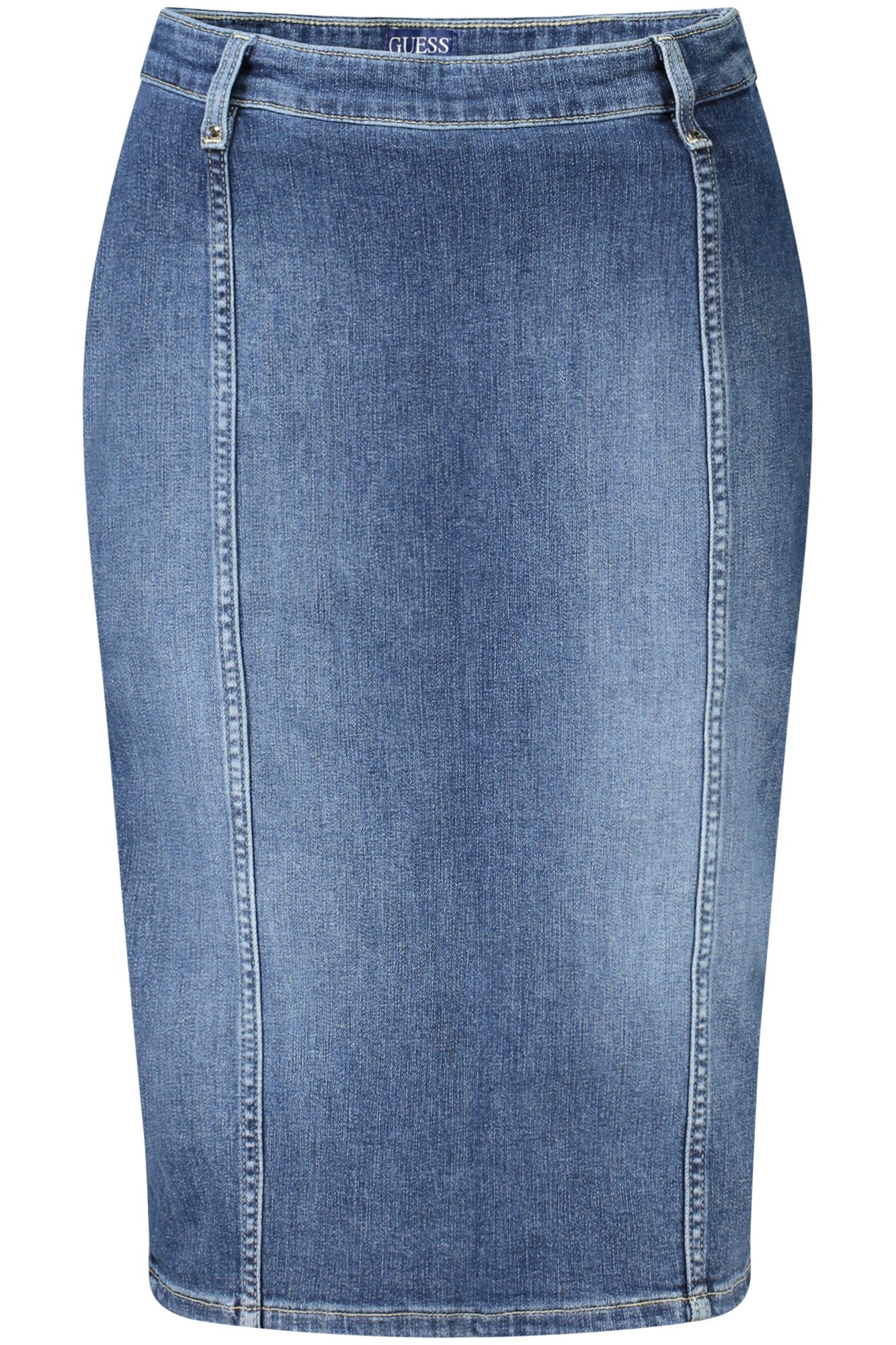 GUESS JEANS Jerseyrock Lange Damen-Jeansrock Blau: günstig online kaufen