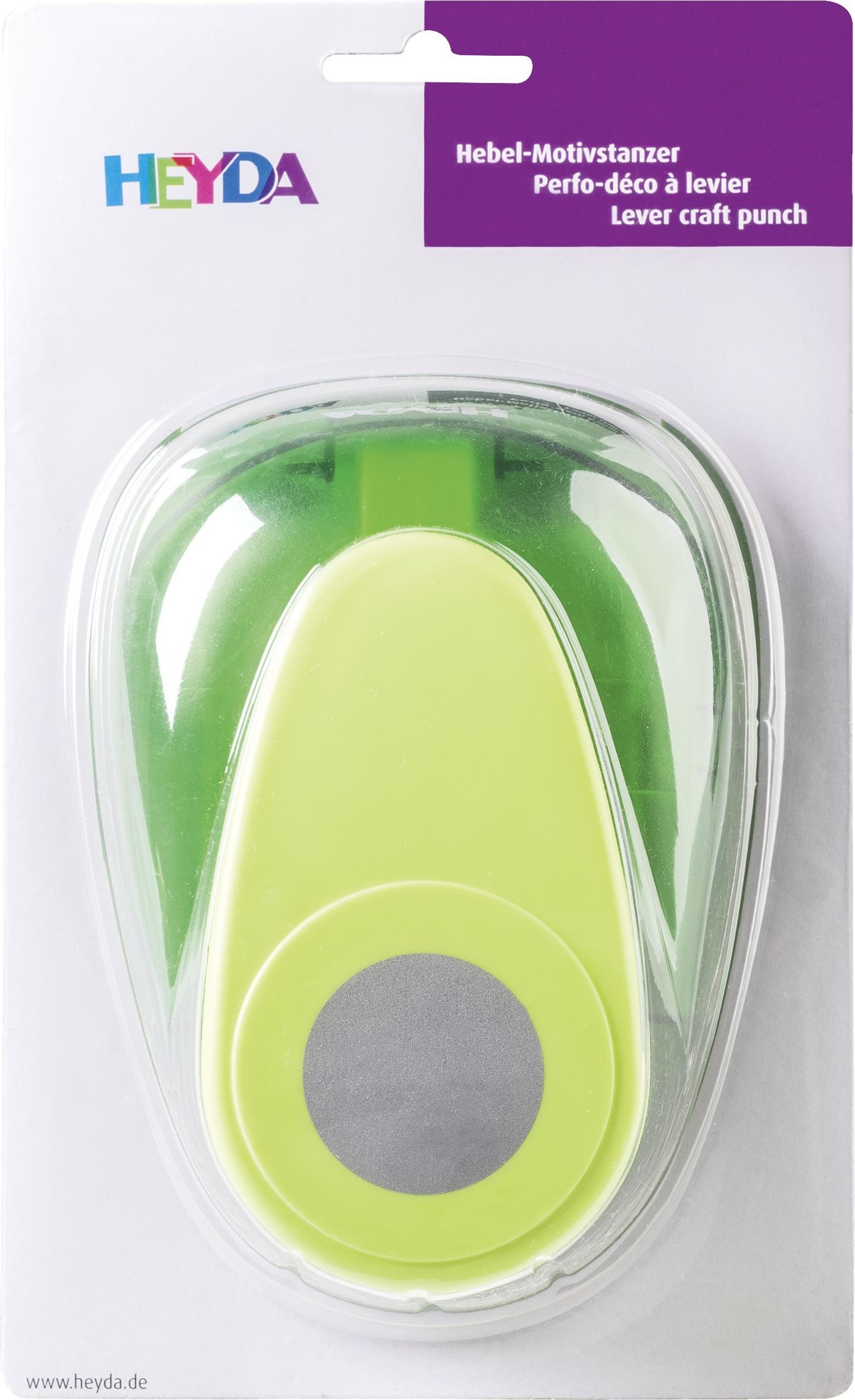 Heyda Motivstanzer Motivstanzer für Karton bis 220g/qm Kreis 76mm