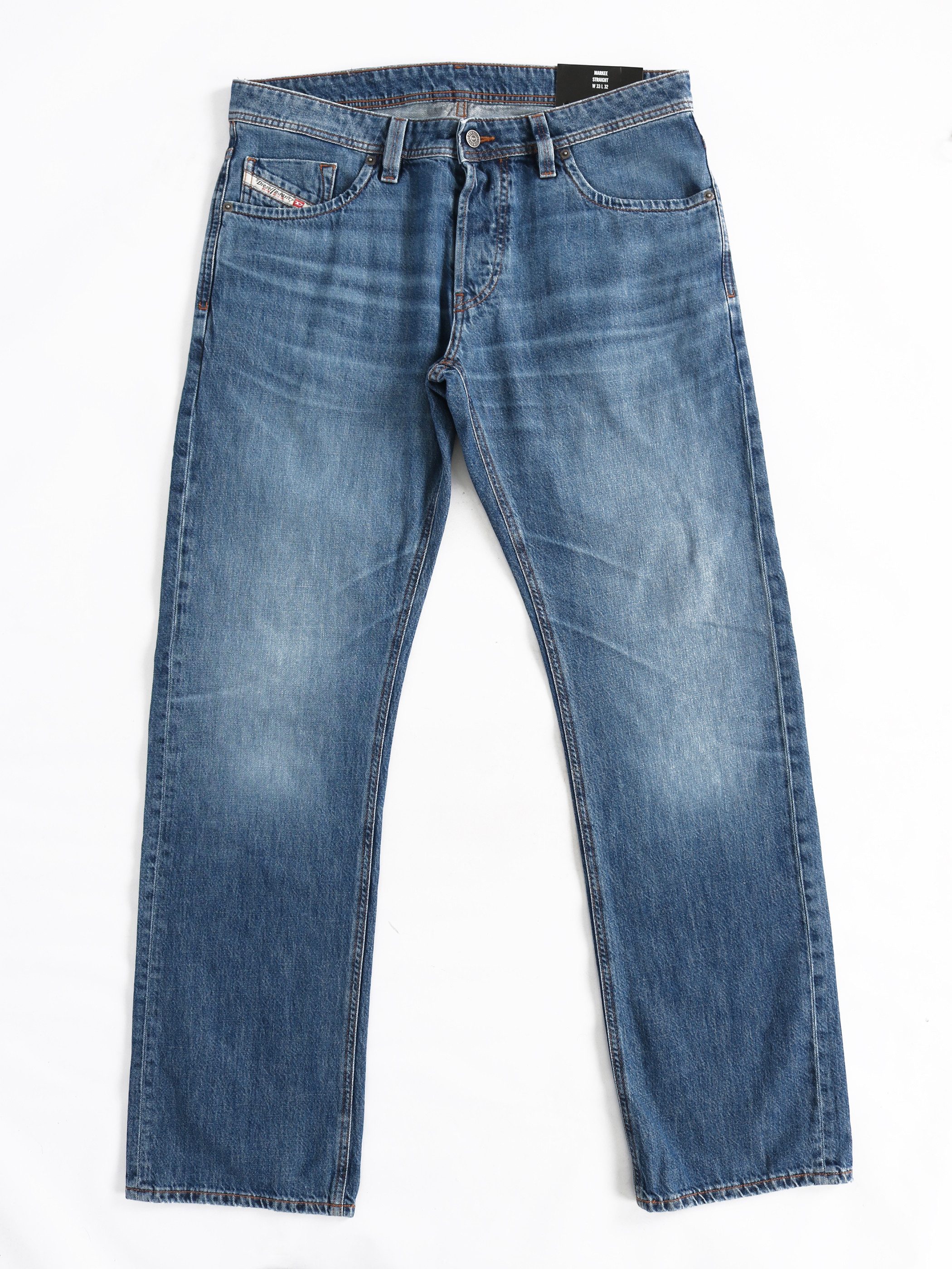 Straight-Jeans Leicht & Supersoft ohne Stretch - MARKEE R68DX - Länge:32
