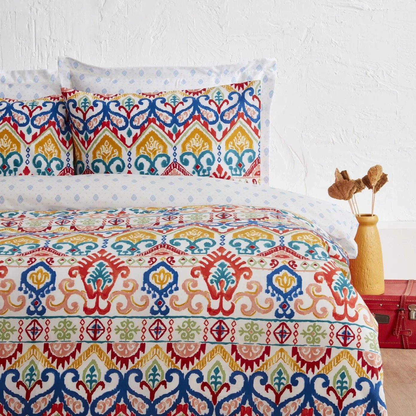 Karaca Bettwäsche Karaca SA Lionel 160x220 cm Baumwolle Bettwäsche Set 3 te günstig online kaufen