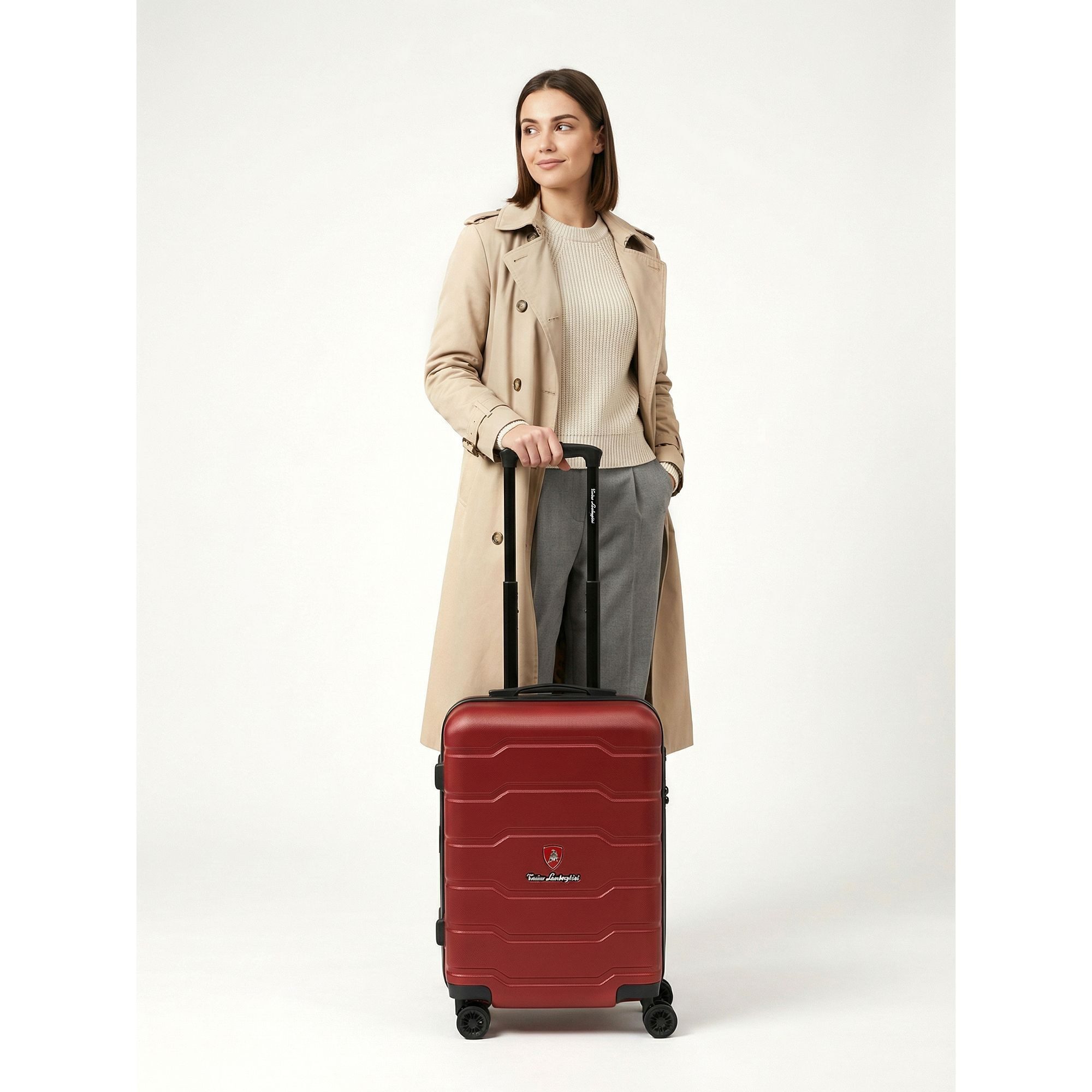 Tonino Lamborghini Handgepäck-Trolley Bologna, 4 Rollen, ABS