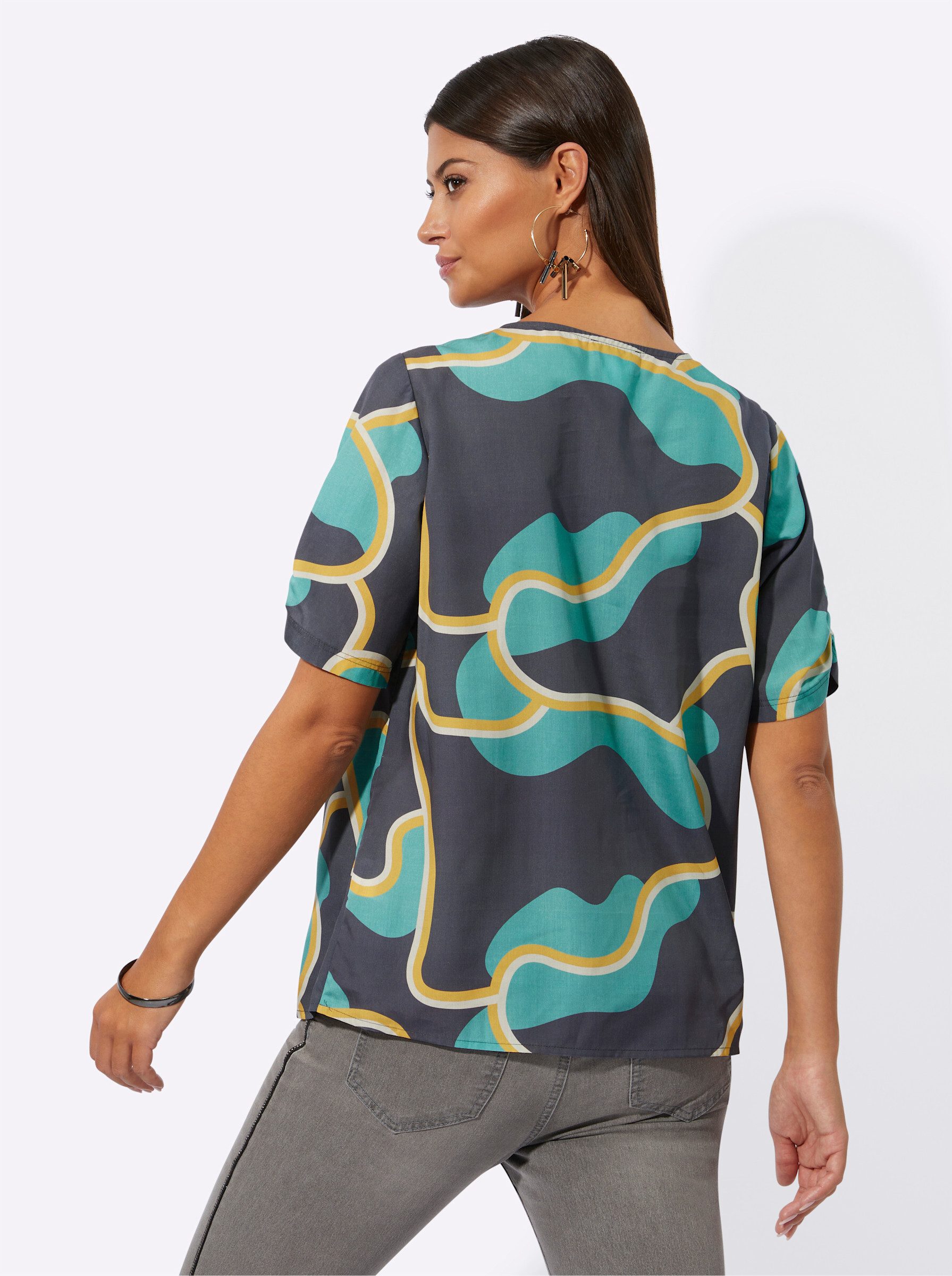 creation L Klassische Bluse Kurzarm-Bluse günstig online kaufen