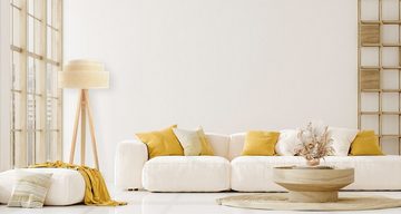 ONZENO Stehlampe Rattan Lacey Trendy 50x26x26 cm, einzigartiges Design und hochwertige Lampe
