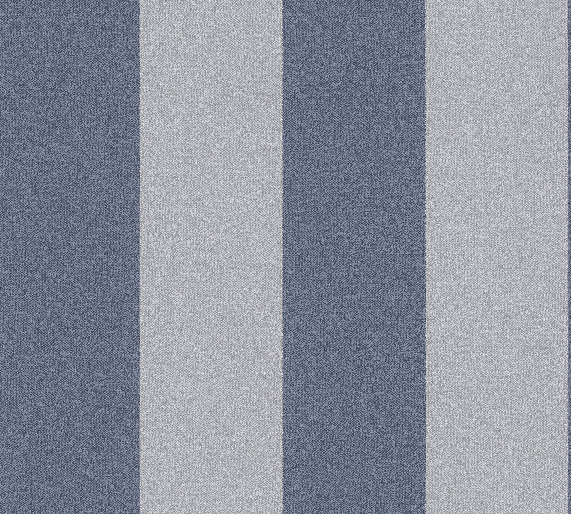 Vliestapete aufgeschäumt, dunkelblau/hellgrau New Streifen, Création Streifen A.S. Elegance, Tapete