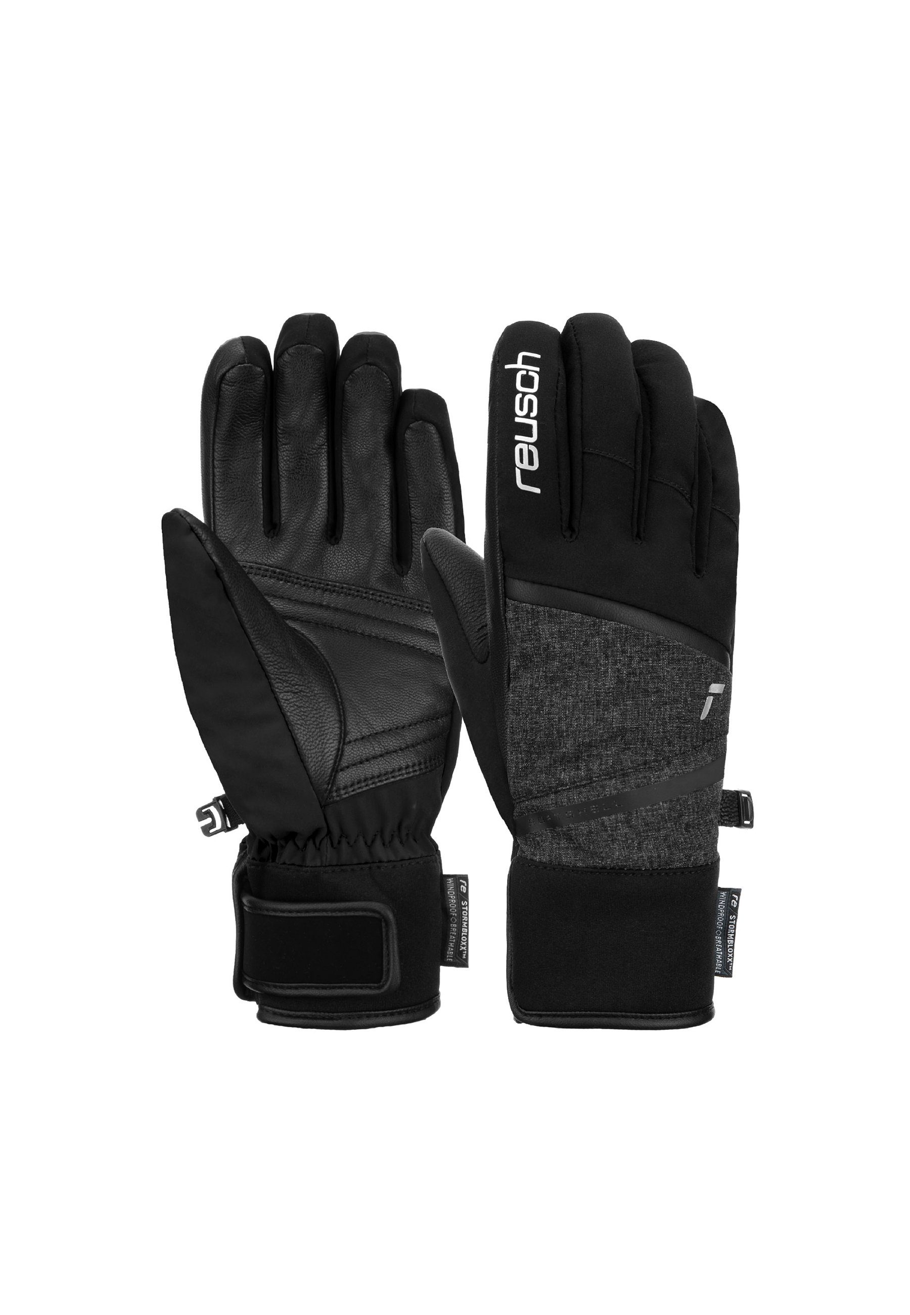 Reusch Skihandschuhe Tessa STORMBLOXX™ aus wasserdichtem und atmungsaktivem Material grau-schwarz | Handschuhe