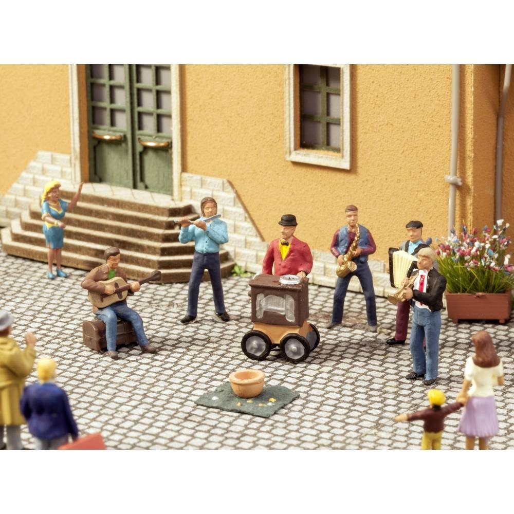 NOCH Modelleisenbahn-Figur N Sound-Szenen Straßenmusiker 12955