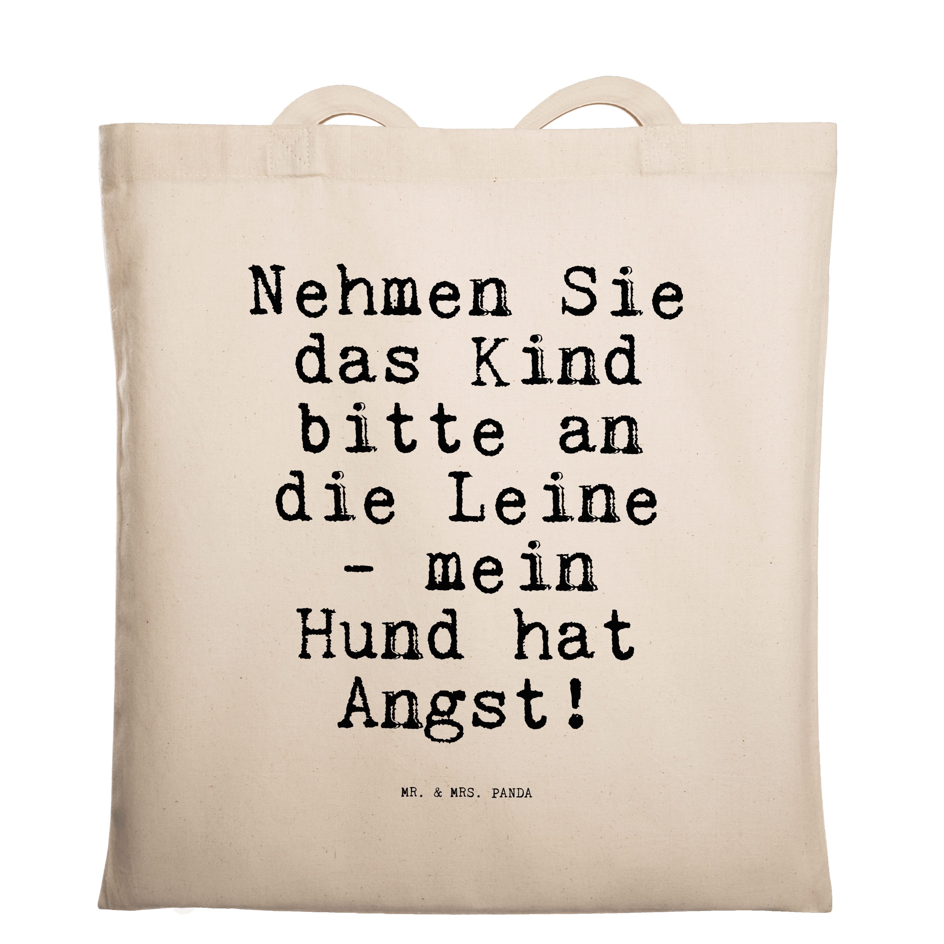 Mr. & Mrs. Panda Tragetasche »Nehmen Sie das Kind... Transparent
