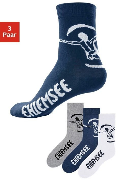 Chiemsee Freizeitsocken (3-Paar) in pflegeleichter Markenqualität