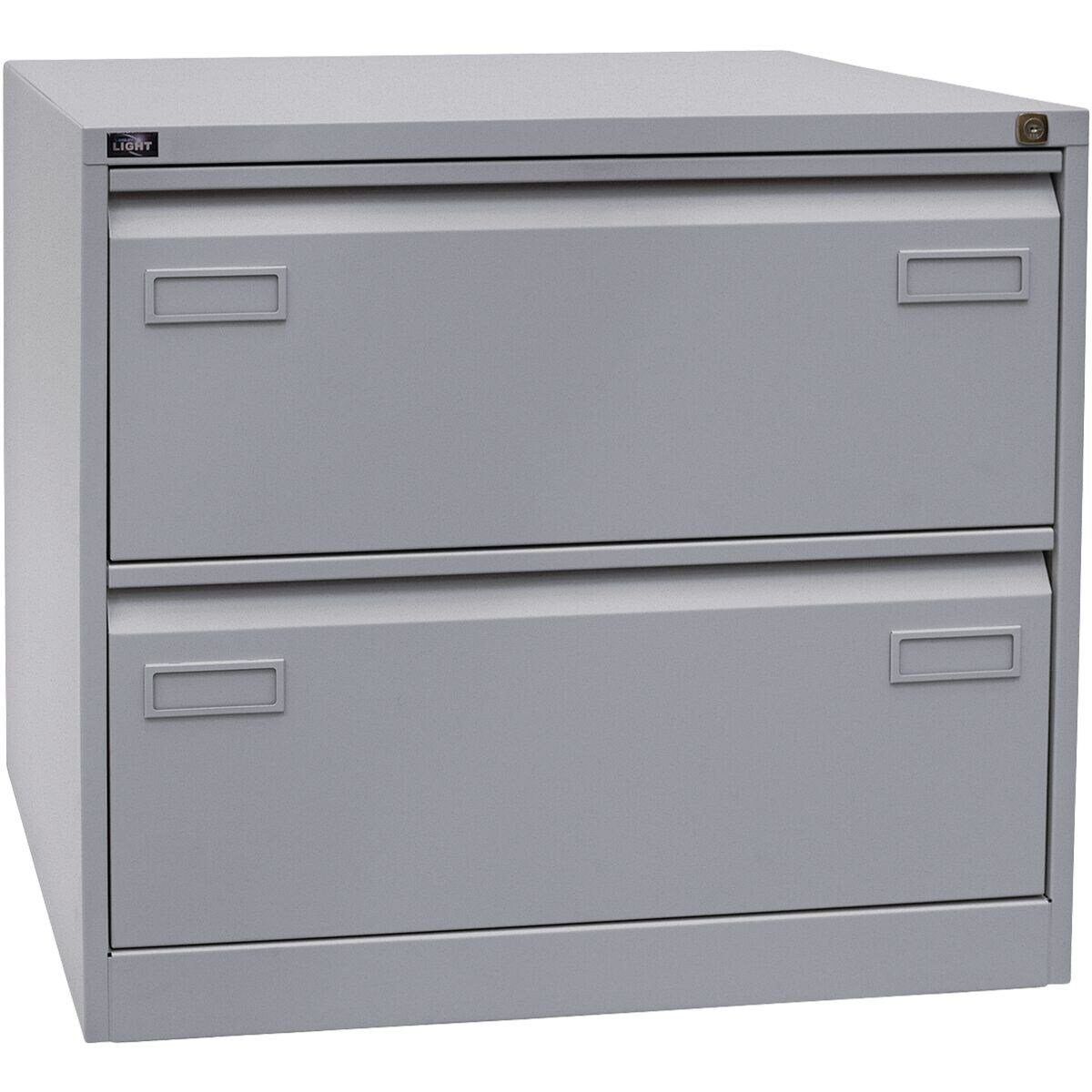 Bisley Light Hängeregisterschrank Light aus Stahl, ohne Sockel, A4