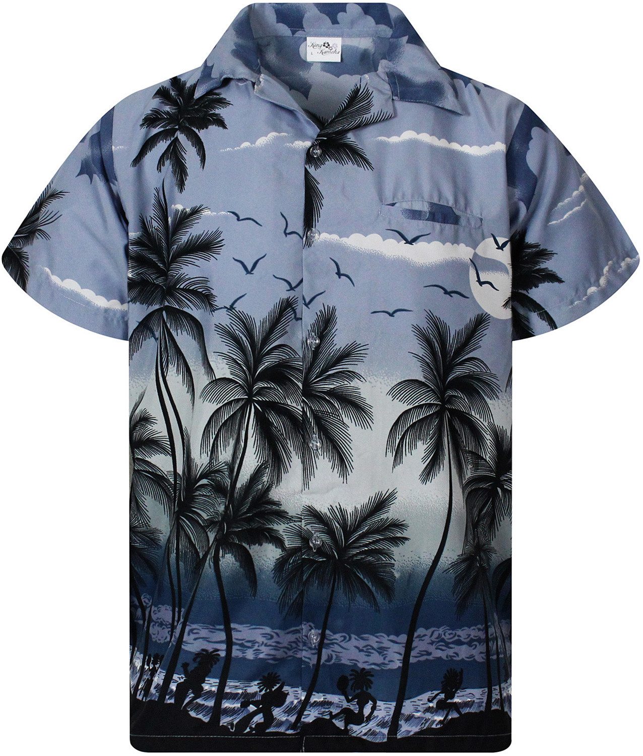 King Kameha Hawaiihemd Beach Übergrößen 7XL-12XL günstig online kaufen