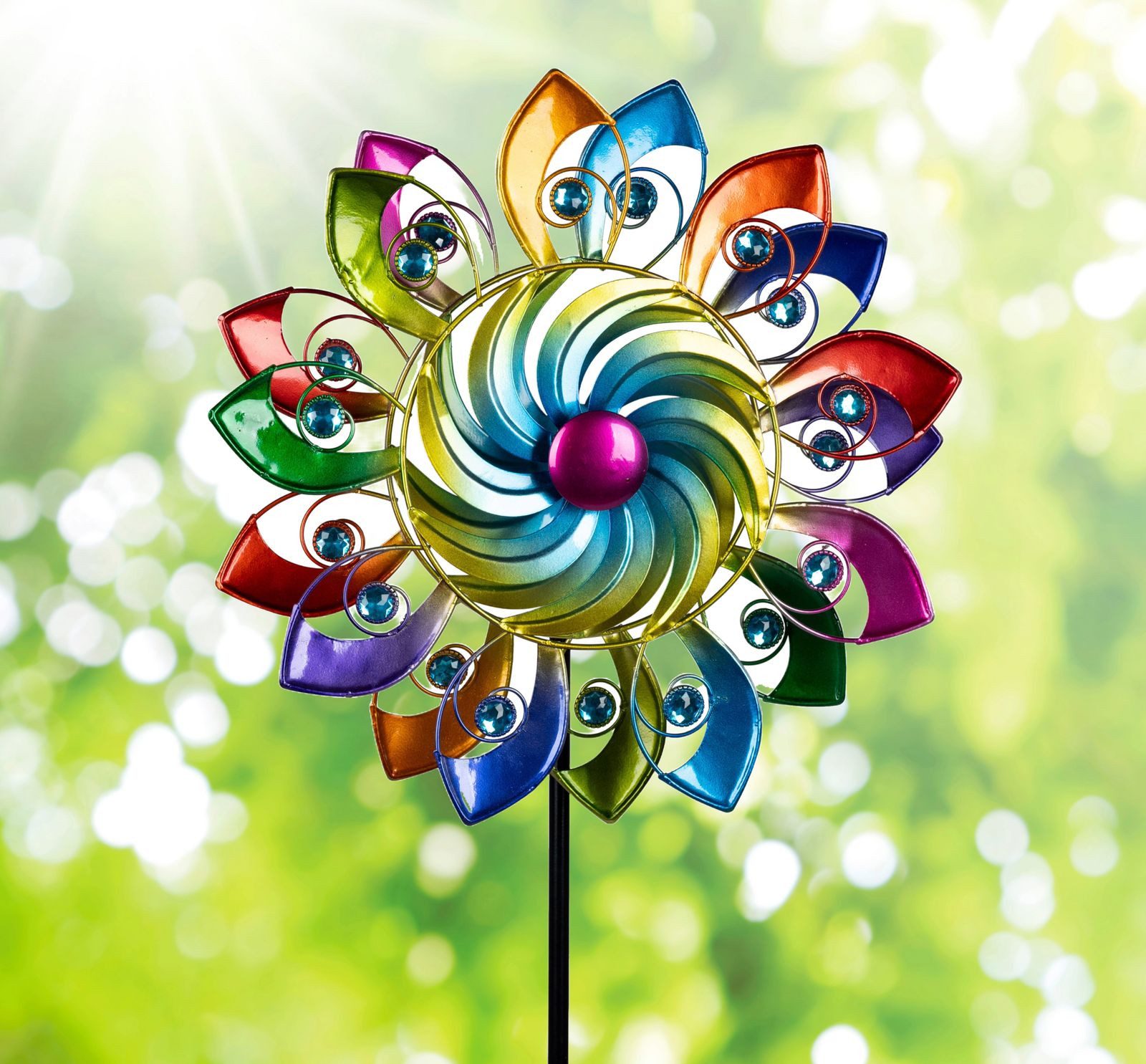 formano Gartenfigur Buntes Windrad Blume Garten günstig online kaufen