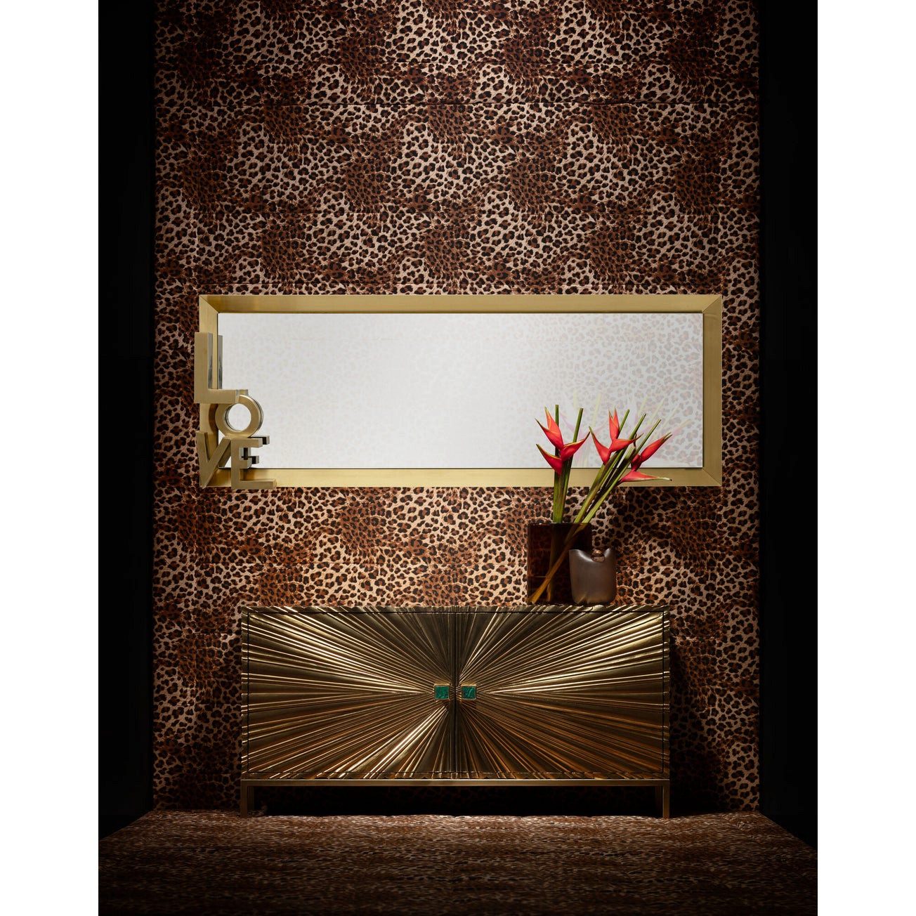 Kare Design Wandspiegel Love Letters, 40x70 cm