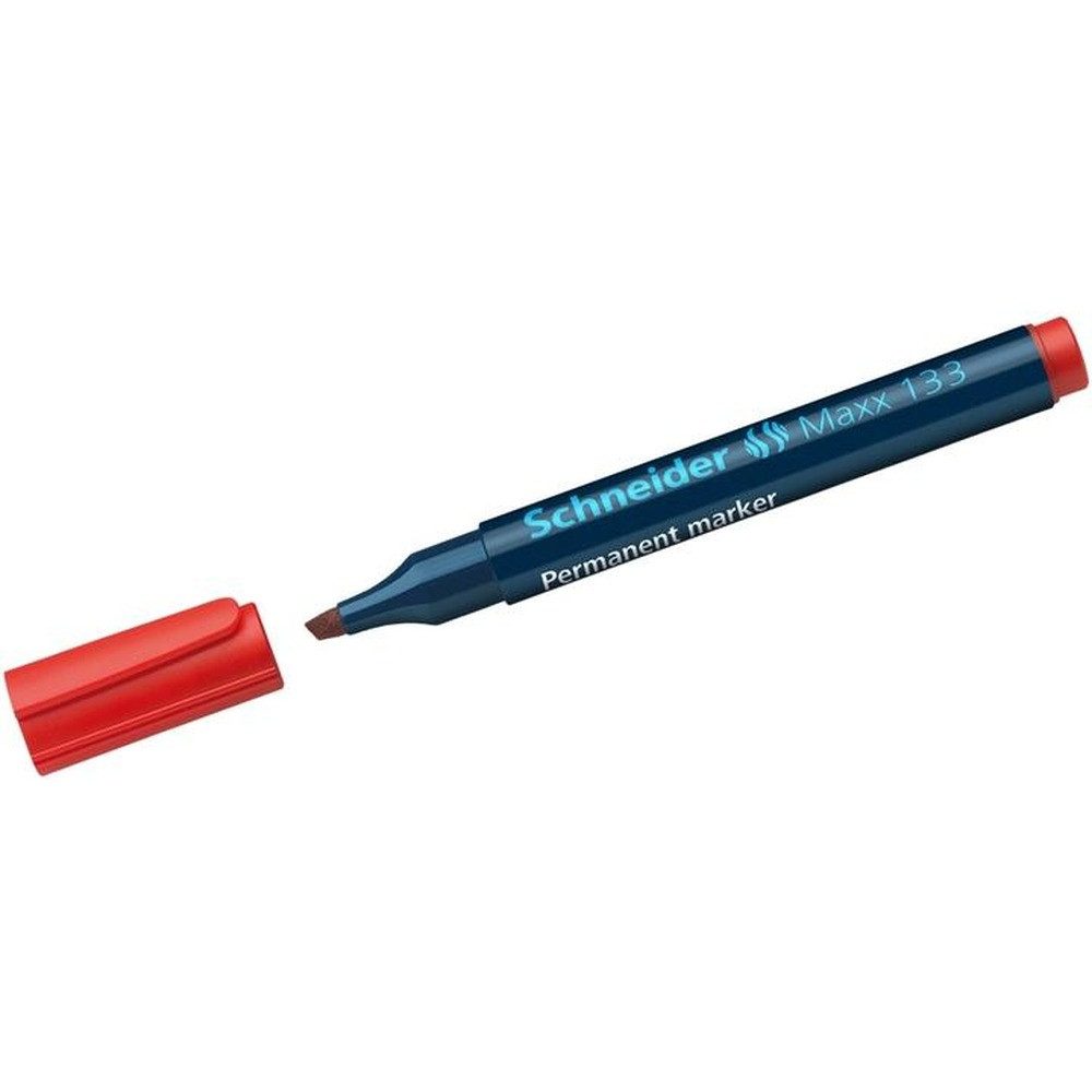 Schneider Permanentmarker 10 Schneider Maxx 133 Permanentmarker rot