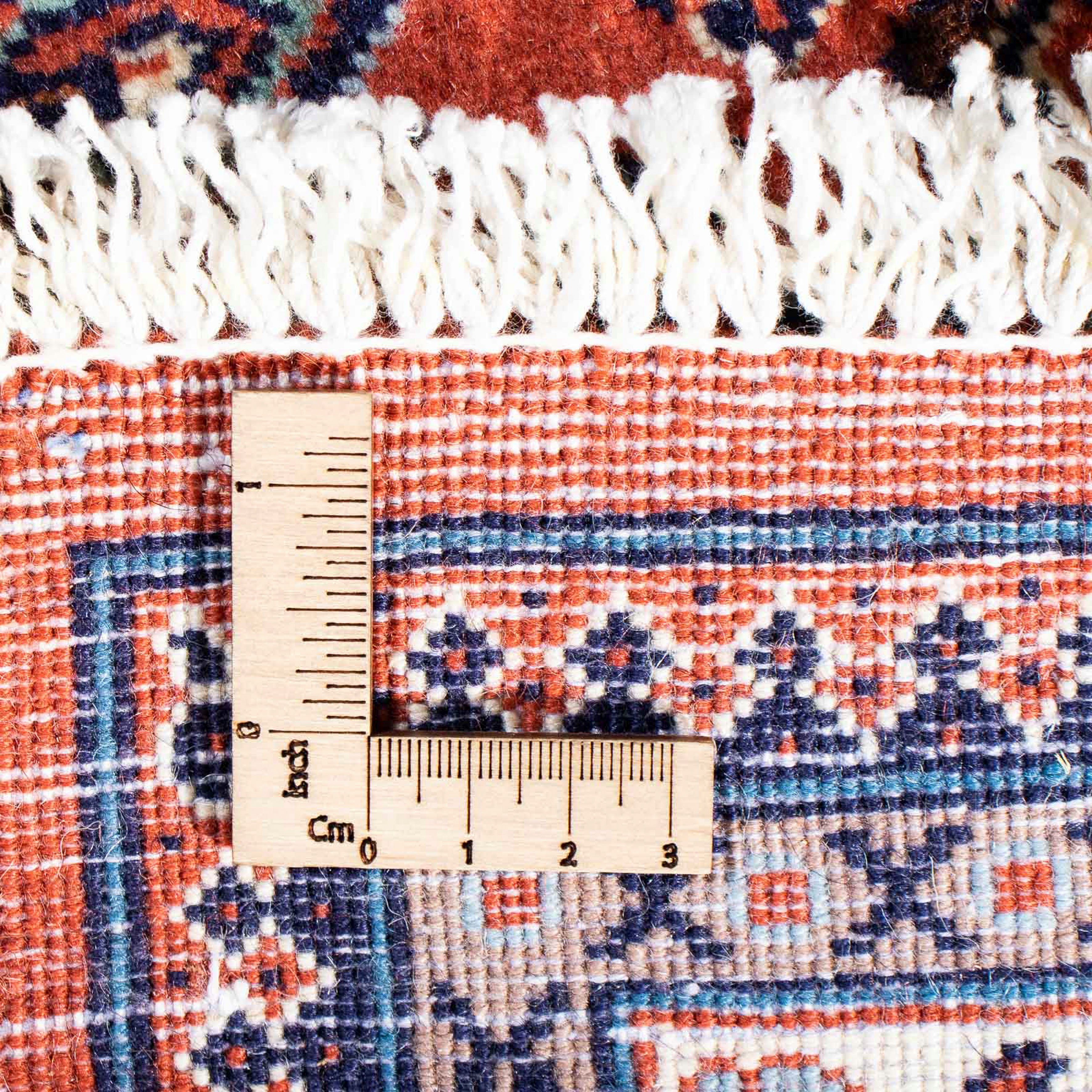 Orientteppich Perser Einzelstück Handgeknüpft, rechteckig, mit 169 - Zertifikat Höhe: - 10 x mm, hellrot, morgenland, - Wohnzimmer, Nomadic cm 242