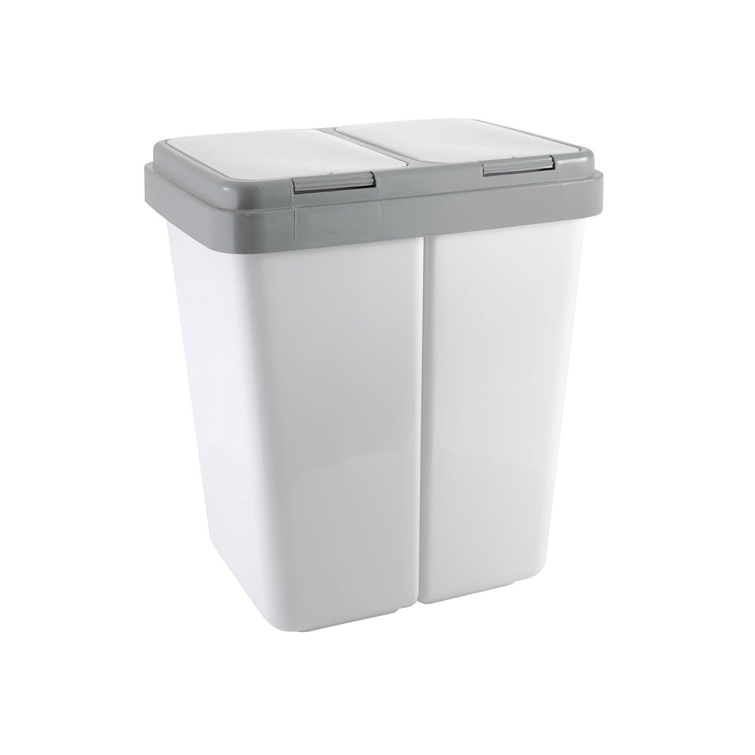 Ribelli Mülltrennsystem ZwEimer Müllbehälter 2x25L, Mülleimer Abfalleimer Küche