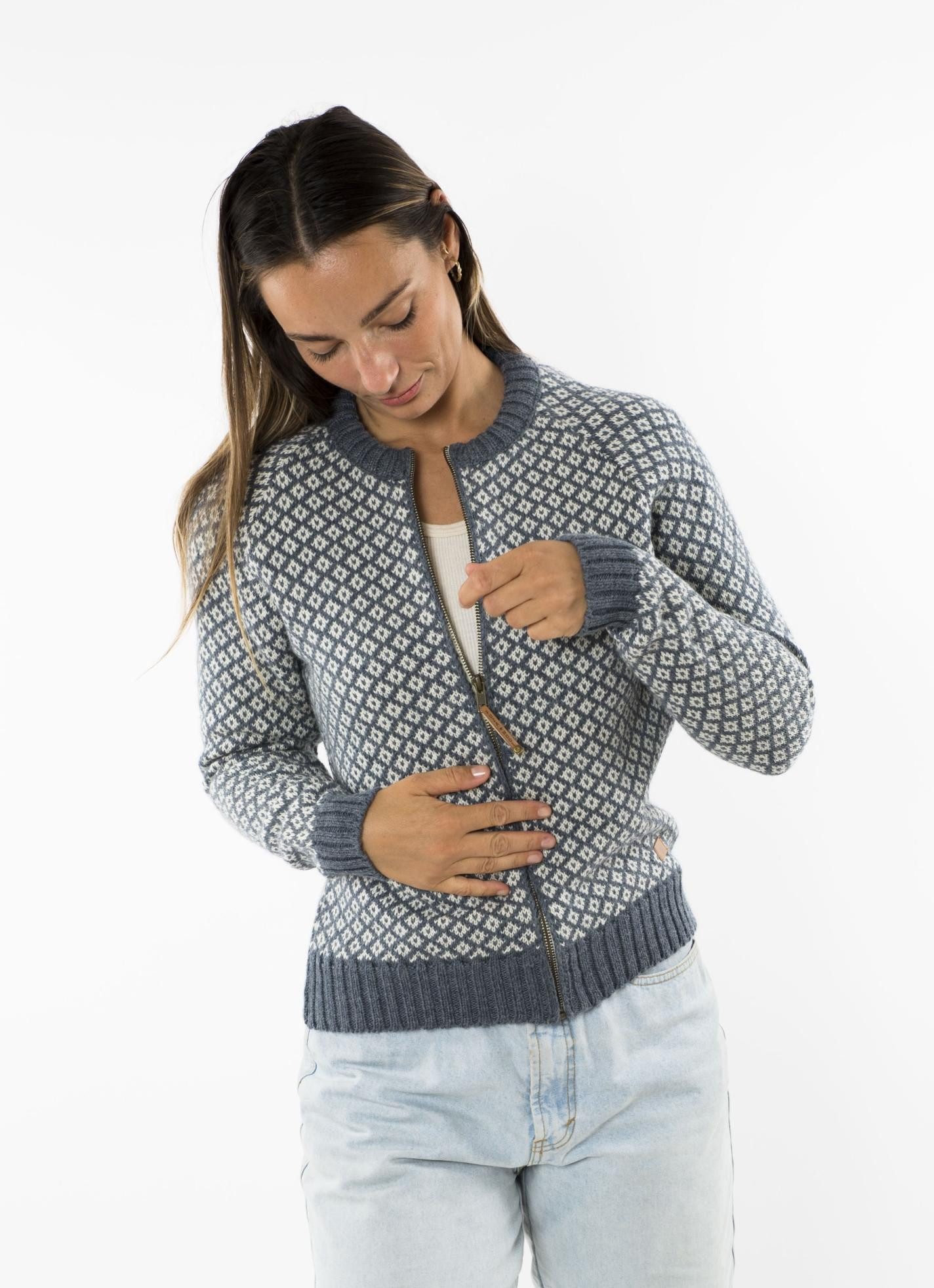 Wolljacke Fuza Wool of Denmark Damen Iris Wollcardigan