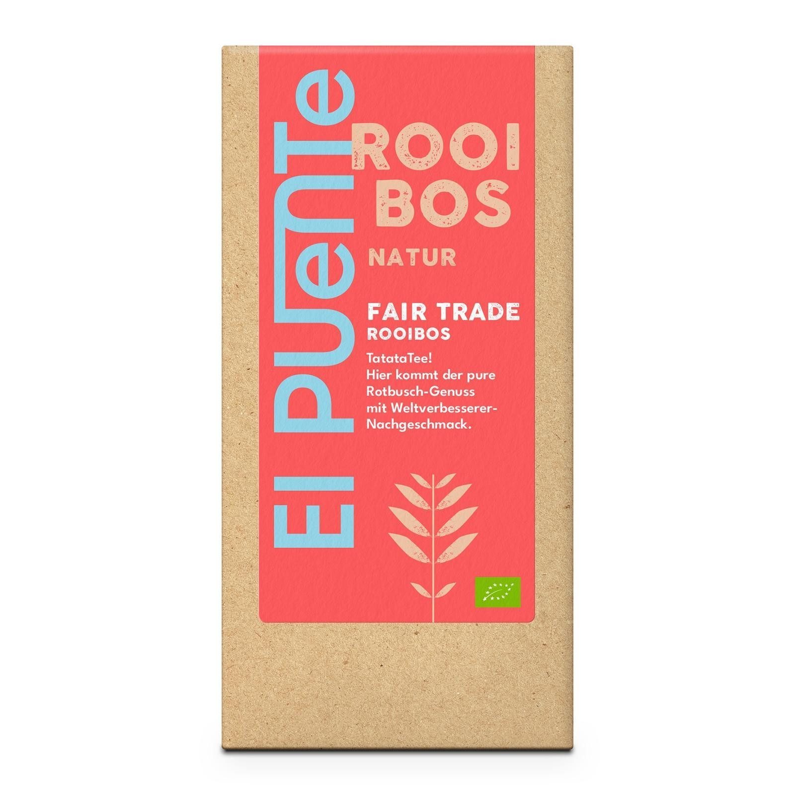 El Puente Tee Bio-Rooibostee lose, Fair Trade, Vegan, Bio, Glutenfrei, Handmade
