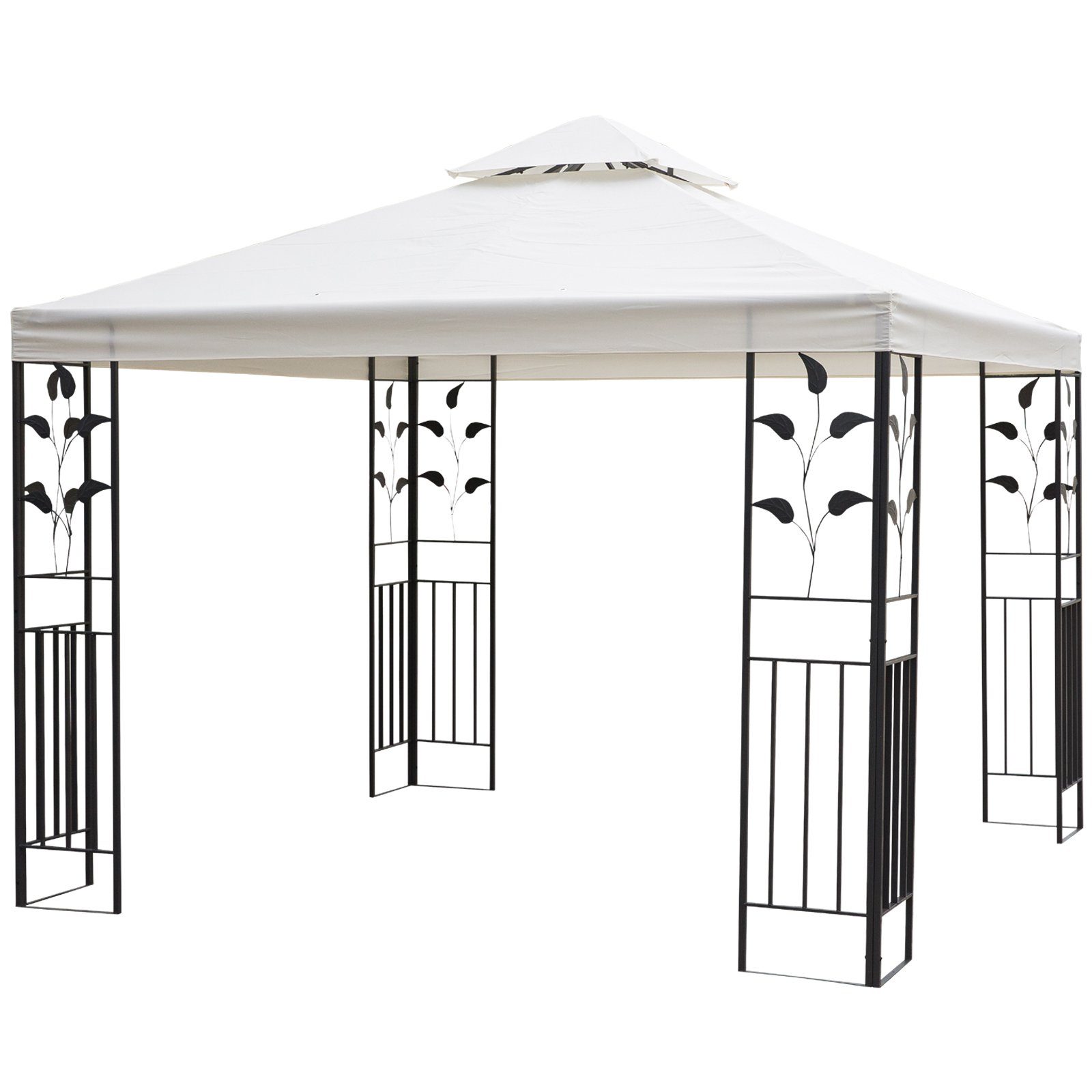 Outsunny Pavillon Gartenpavillon mit Doppeldach. Reduzierter Preis € 215,90. Unverbindliche Preisempfehlung € 421,90