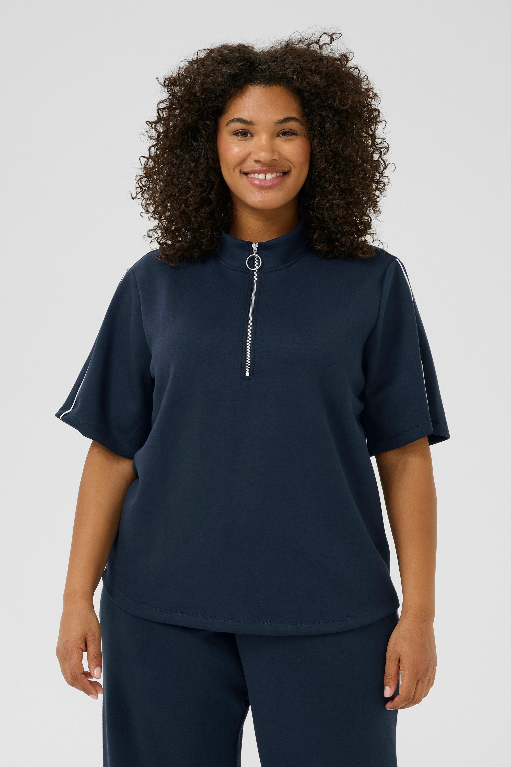 KAFFE Curve Strickpullover Sweatshirt KCtif Große Größen