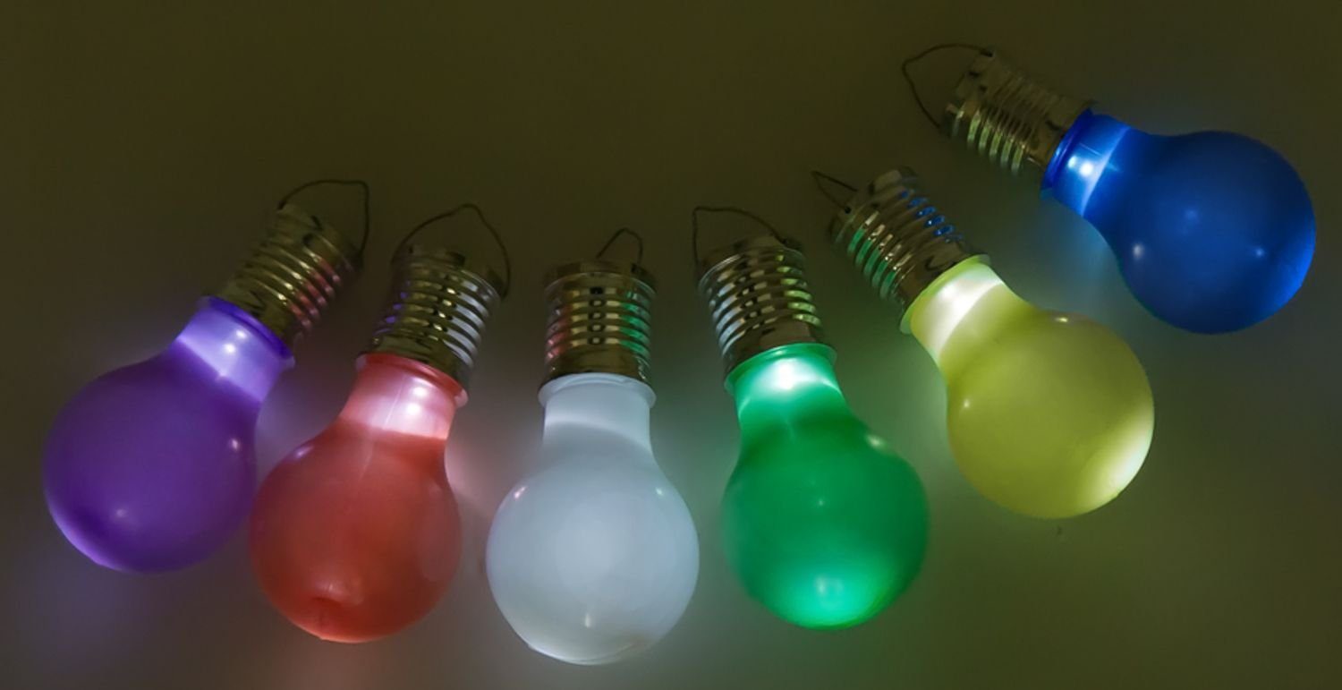 Solarlampe LED-Leuchtmittel LED Garden Hä Partyleuchte Glühbirne Garten-Dekoleuchte Alma Kunststoff