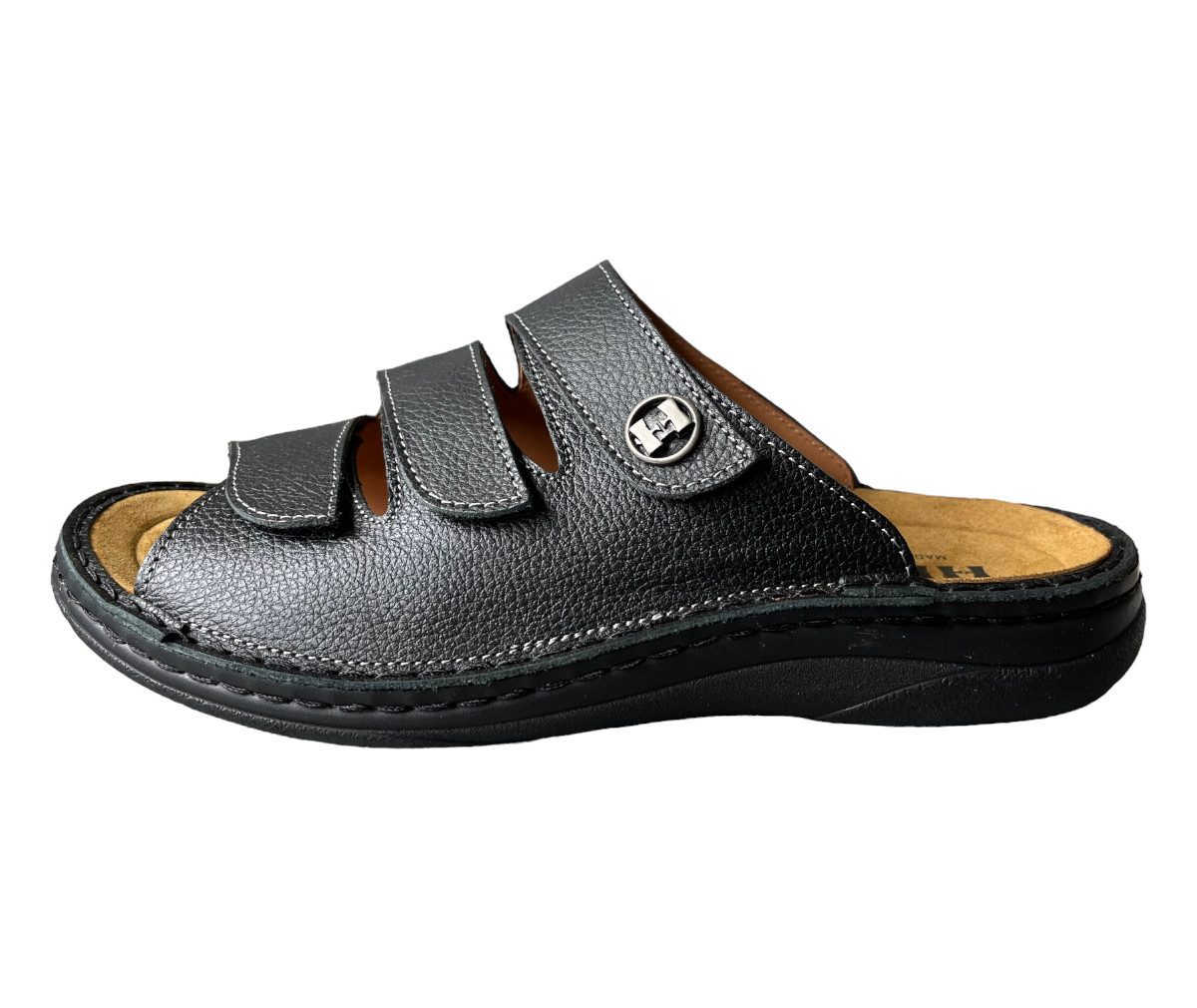 Helix STARWALKER by HELIX Herren Komfort Pantolette 82033-31 schwarz Pantolette