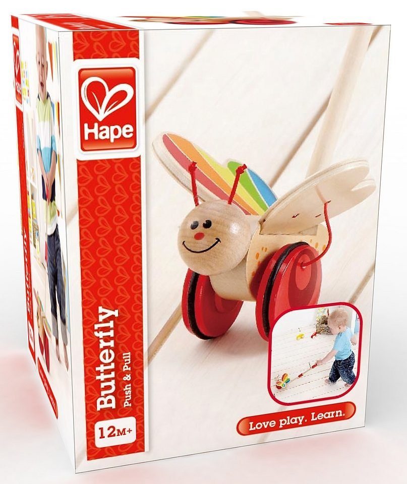 Hape Schiebestab Schmetterling, Trainiert Fein- und Grobmotorik