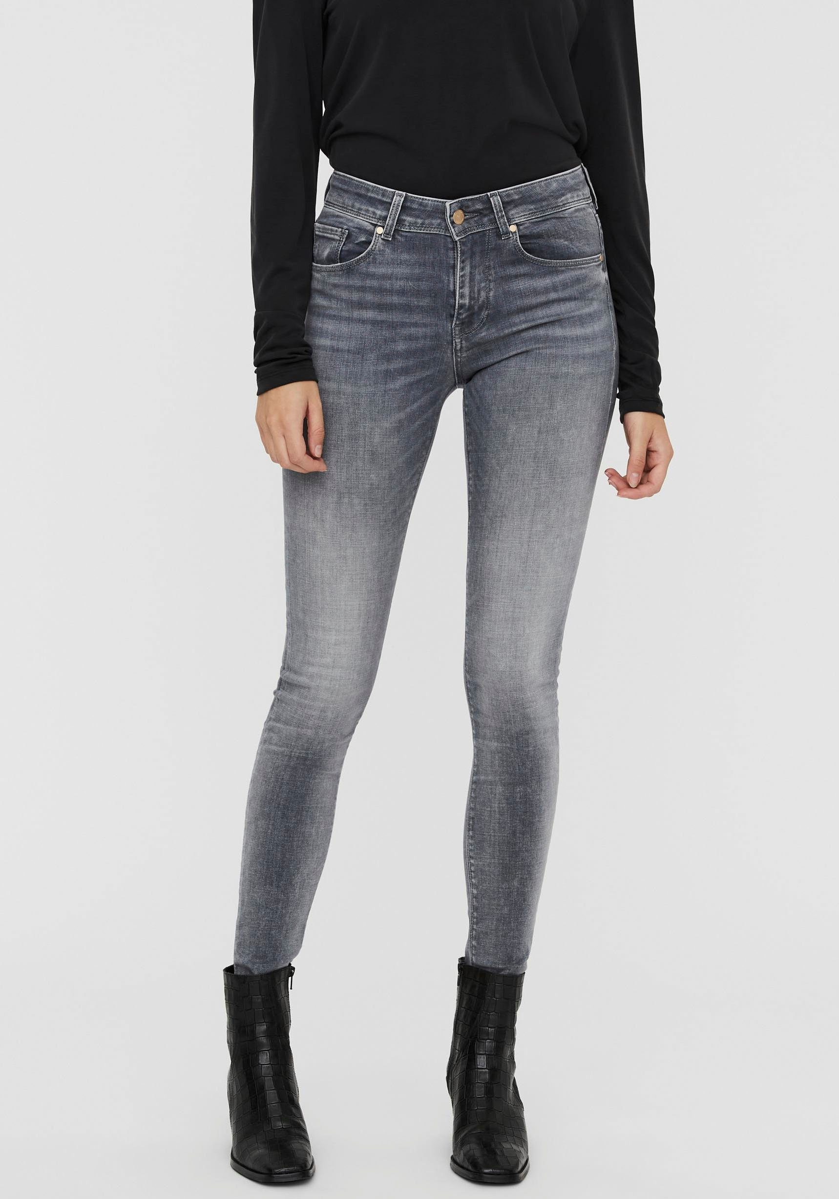 Vero Moda Skinny-fit-Jeans VMLUX MR SLIM JEANS