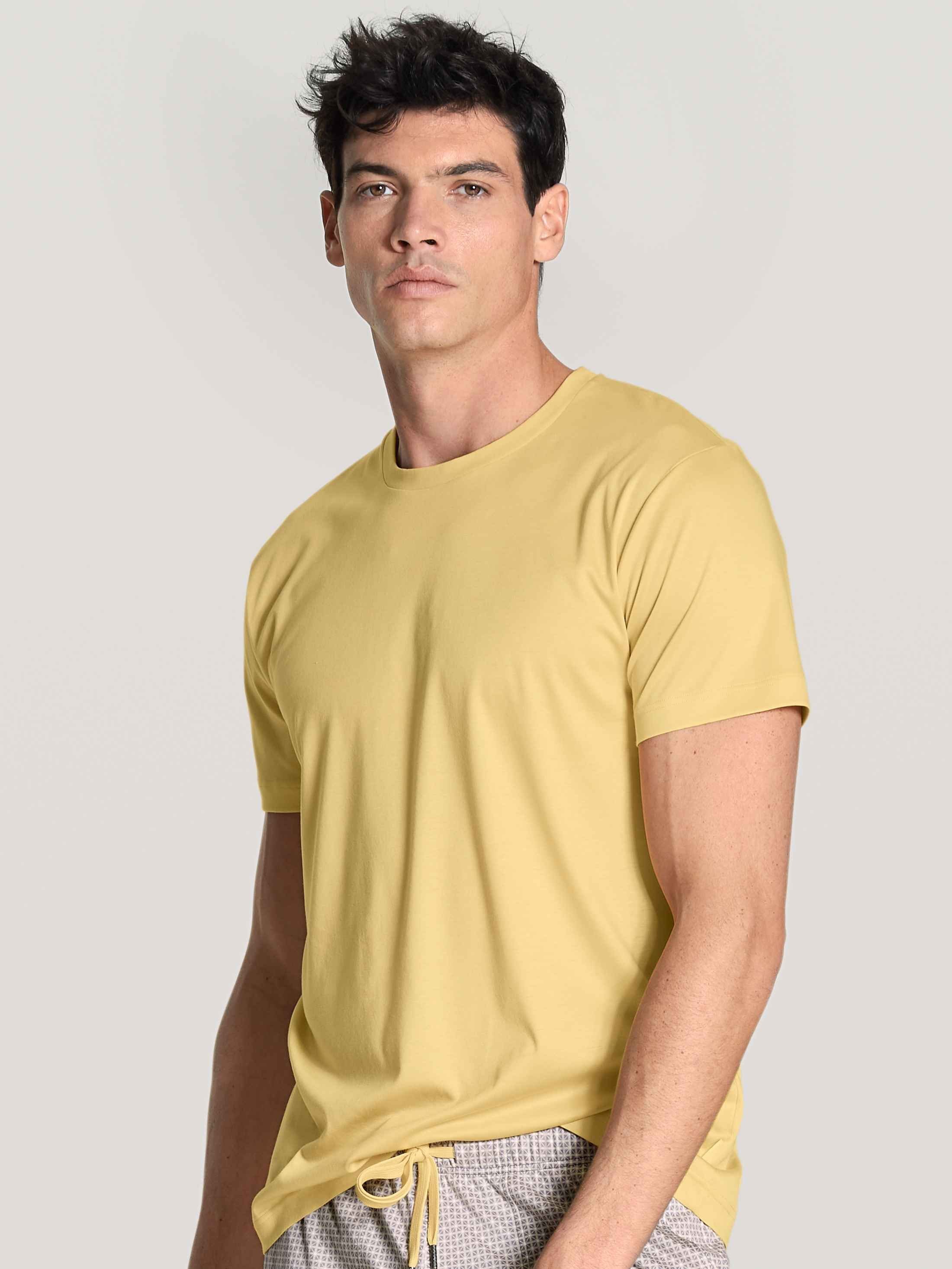 CALIDA Kurzarmshirt T-Shirt, Rundhals (1-tlg)