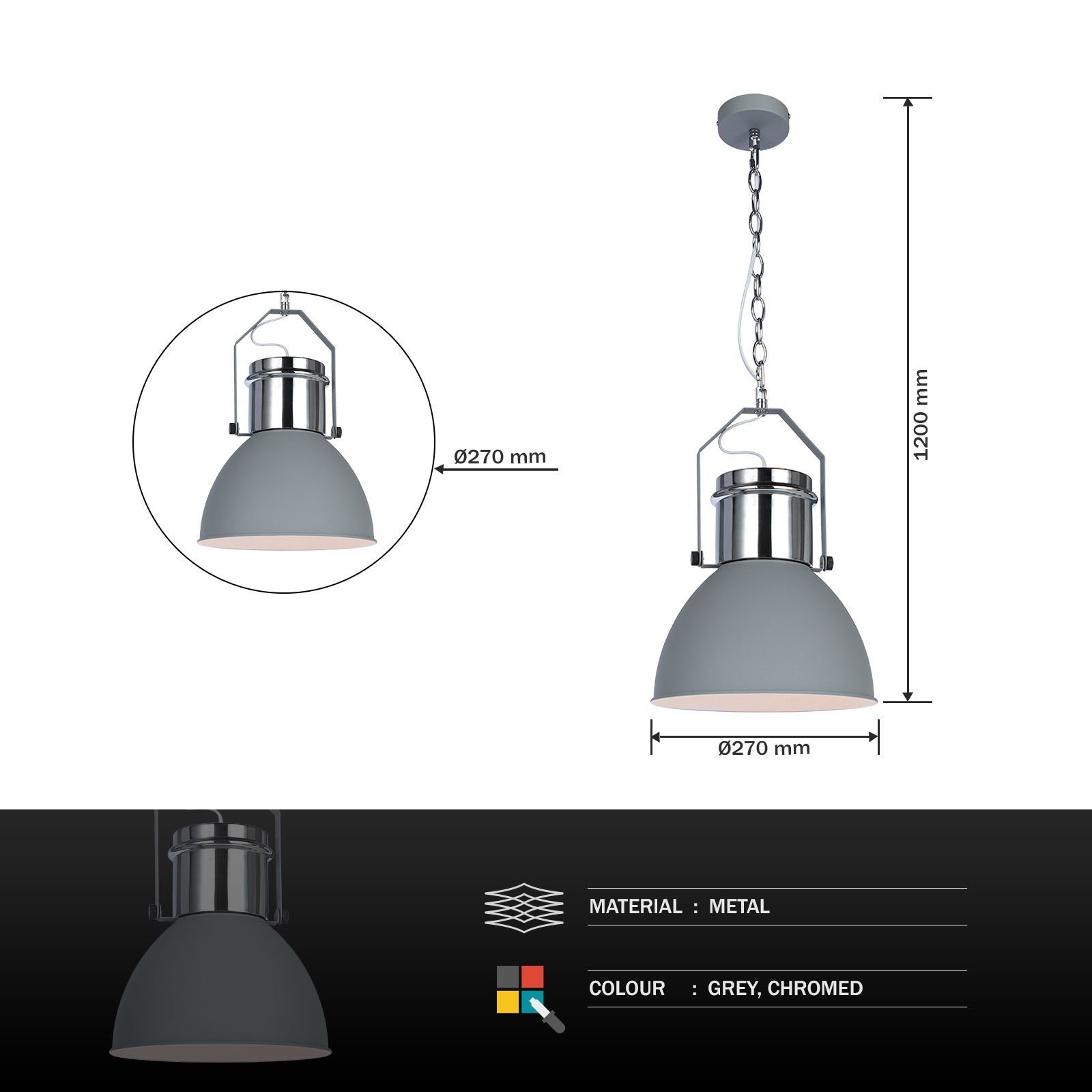 ohne Pendelleuchte Hängeleuchte Globo Leuchtmittel, Wohnzimmer modern, ist vom Hängeleuchte Lichtfarbe Retro, Esszimmer Hängelampe, abhängig GLOBO Leuchtmittel, Küchenlampe Pendellampe, industrial, Schlafzimmer,