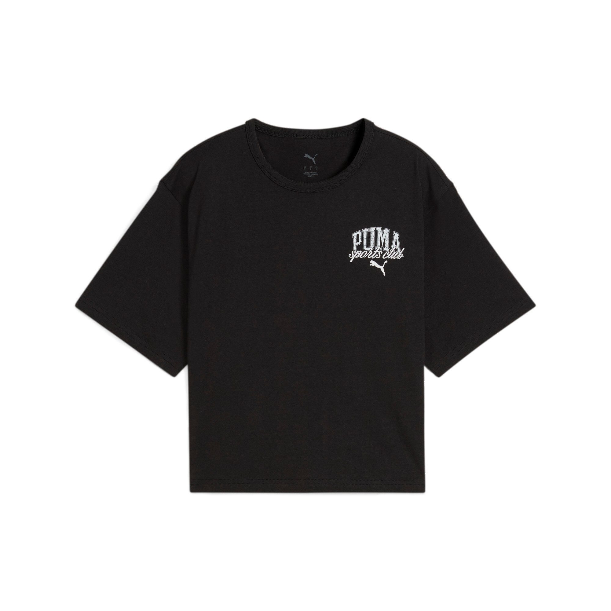 PUMA T-Shirt CLASS RELAXED CROP TEE Rundhalsausschnitt, mit grafischem Gumm günstig online kaufen
