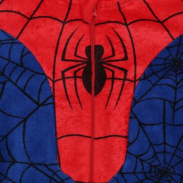 Sarcia.eu Schlafanzug Spider-Man MARVEL - Kinder Fleece-Einteiler mit Kapuze, 3-4 Jahre