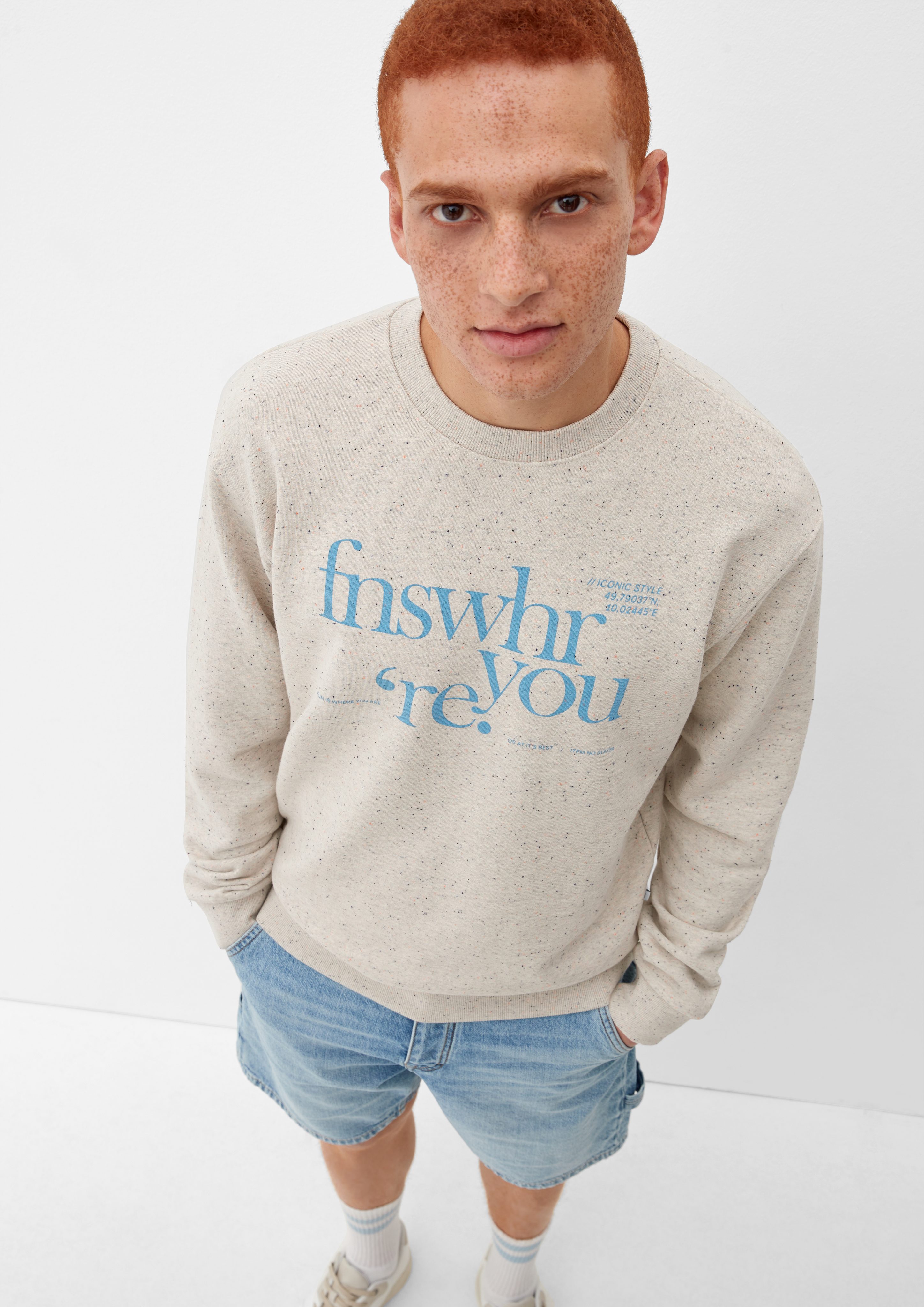 QS Sweatshirt Sweatshirt mit Frontprint | Sweatshirts
