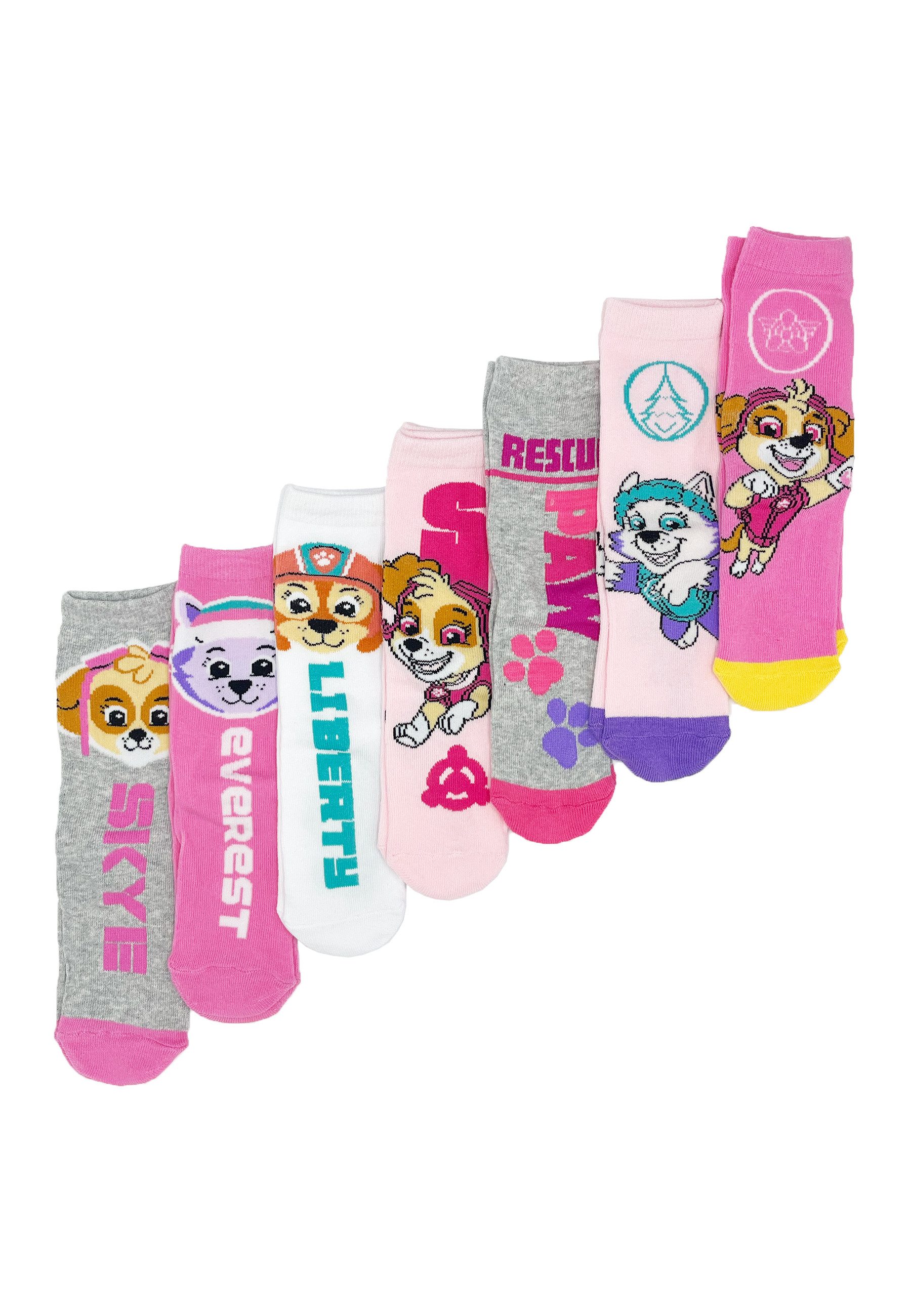 ONOMATO! Носки для кроссовок Paw Patrol Cat Pack Kinder Mädchen Носки 7er Pack (7-Paar)