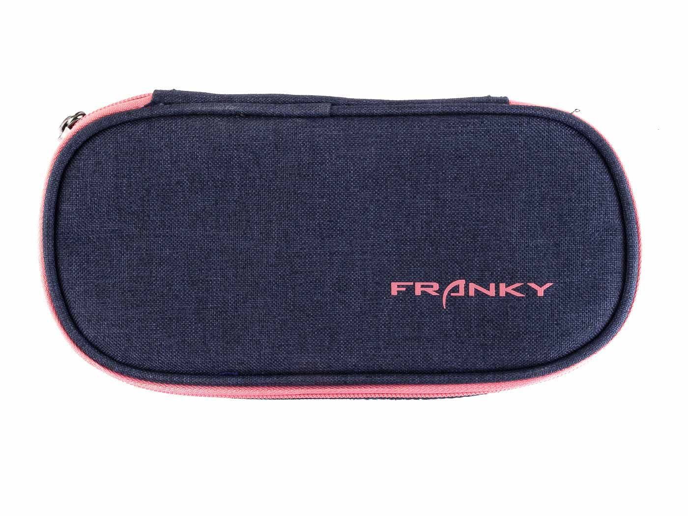 Franky Reiserucksack Franky 621-2 Effekt Pencilcase Schlampermäppchen blau